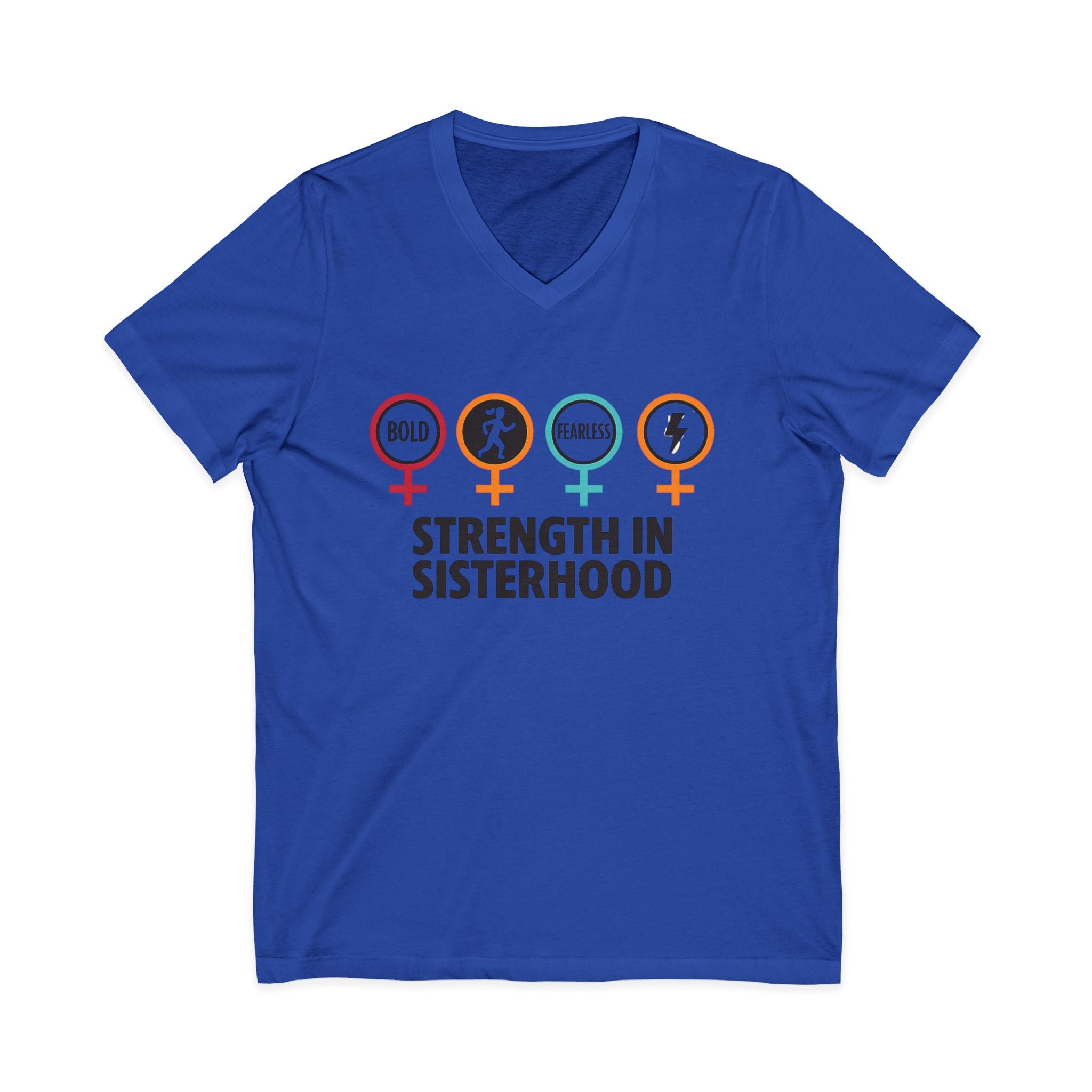 Strength in Sisterhood V-Neck Tee