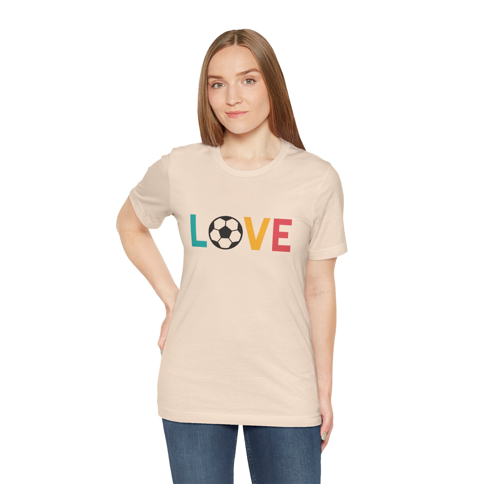 Love Soccer Unisex Tee, Sports Fan Shirt