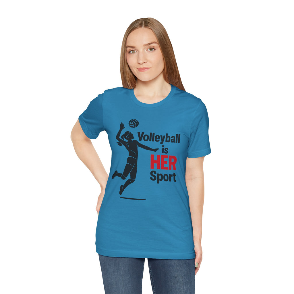 Women's Sports Pride Tee - Volleyball Is Her Sport