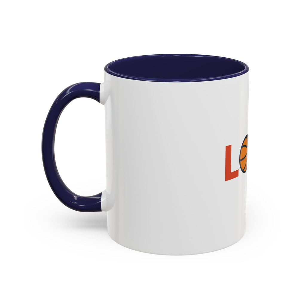 Basketball Love Accent Coffee Mug