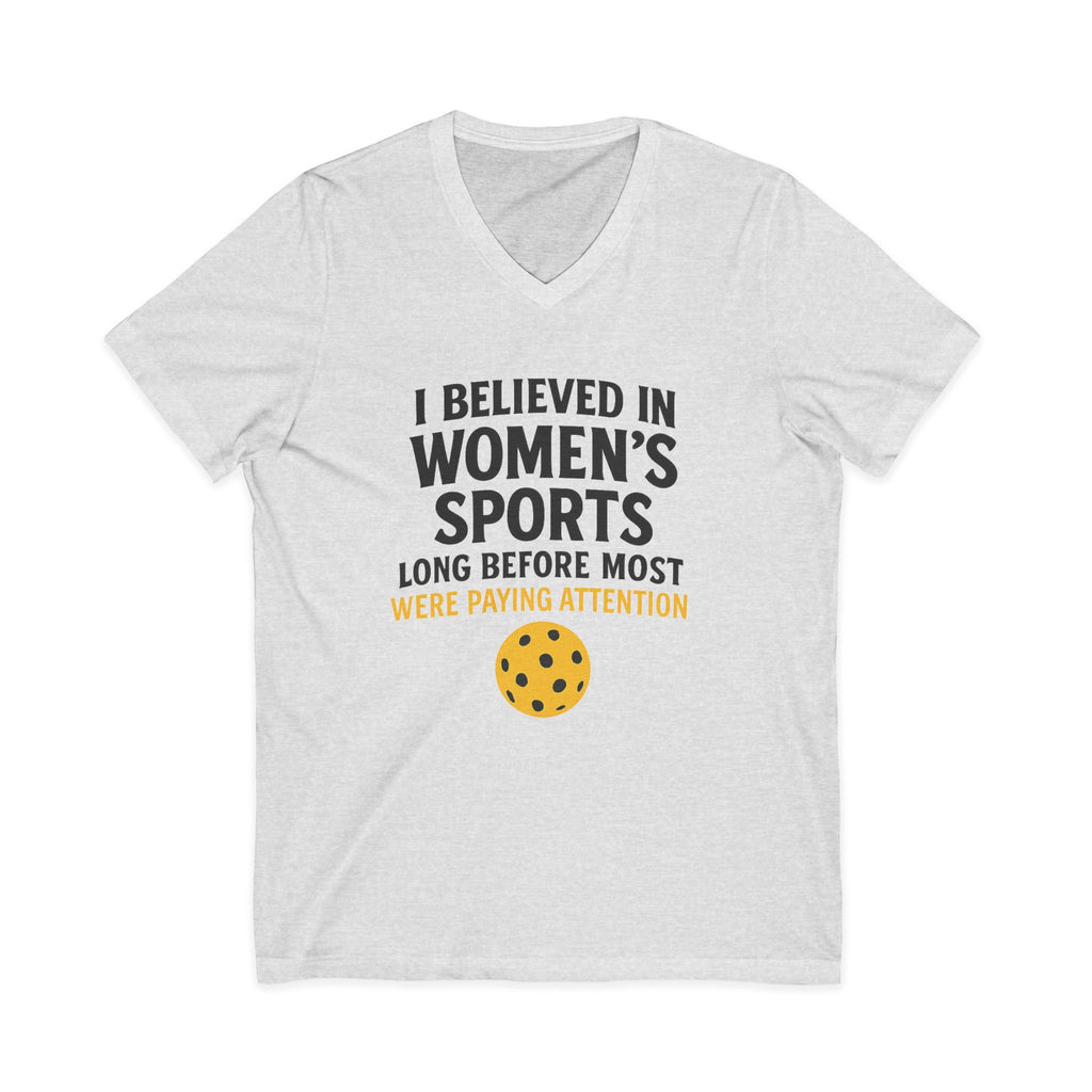 Women's Sports Advocacy V-Neck Tee