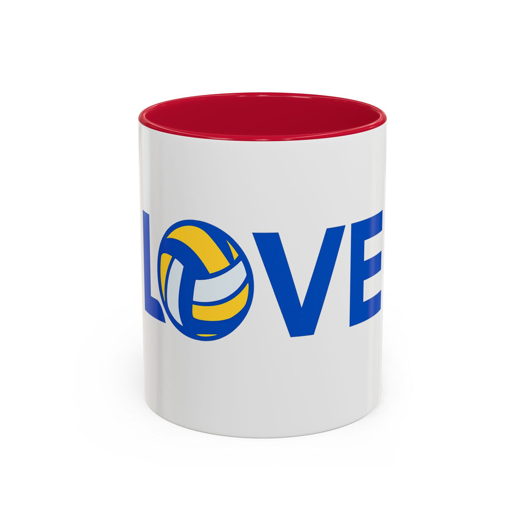 Volleyball Love Mug - 11oz & 15oz Colorful Coffee Cup