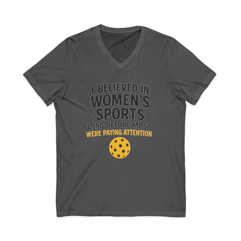 Women's Sports Advocacy V-Neck Tee