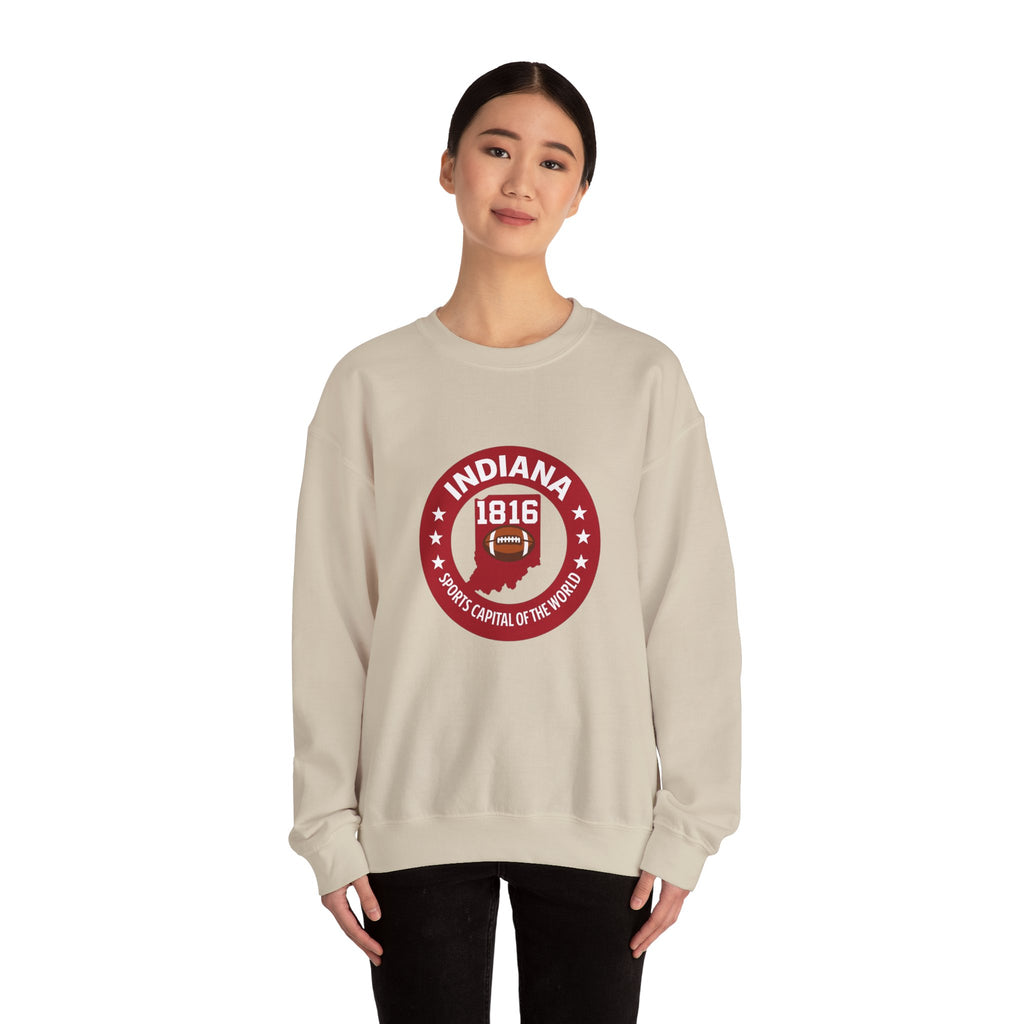 Indiana 1816 Sports Capital Crewneck Sweatshirt