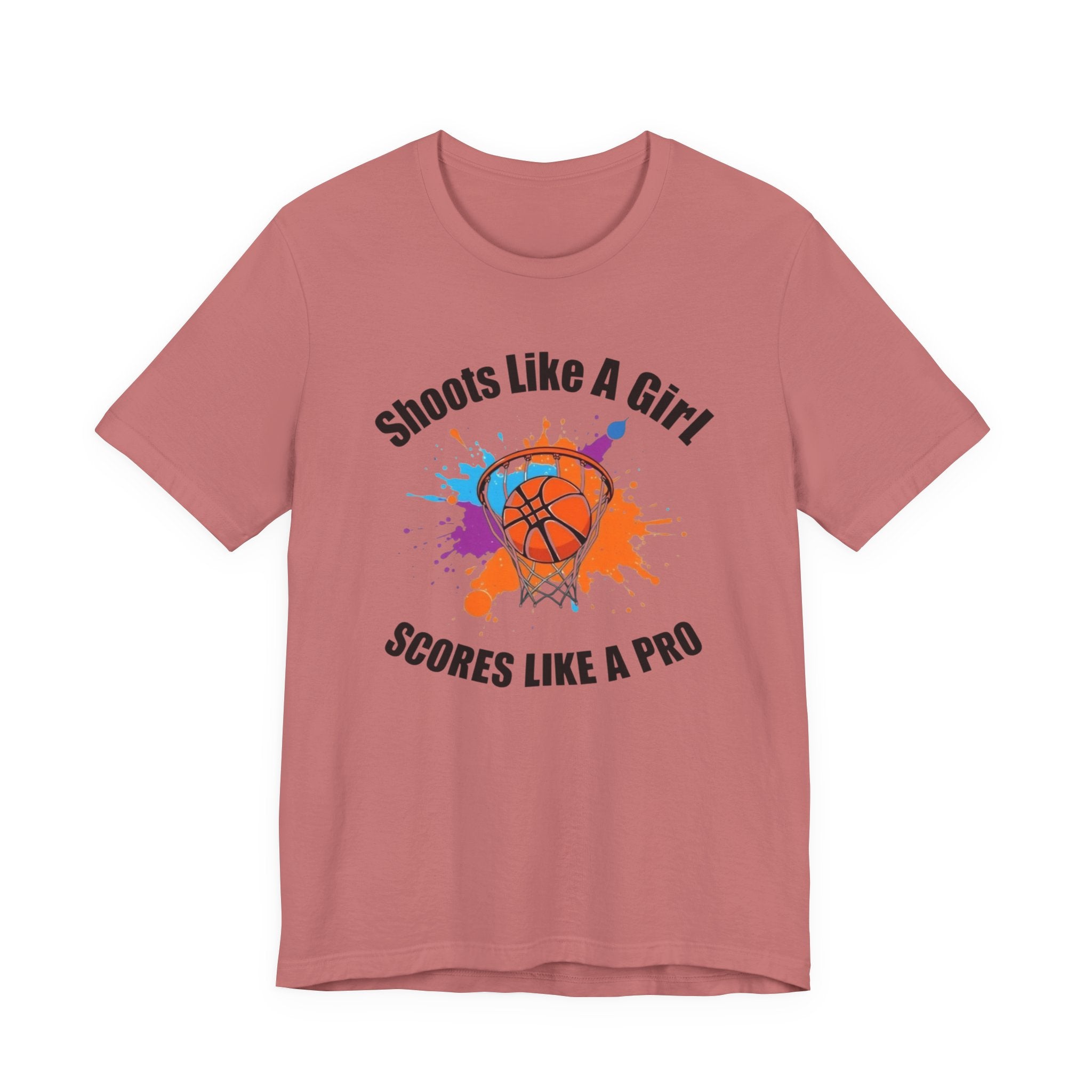 Basketball Pride Tee, Shoots Like A Girl