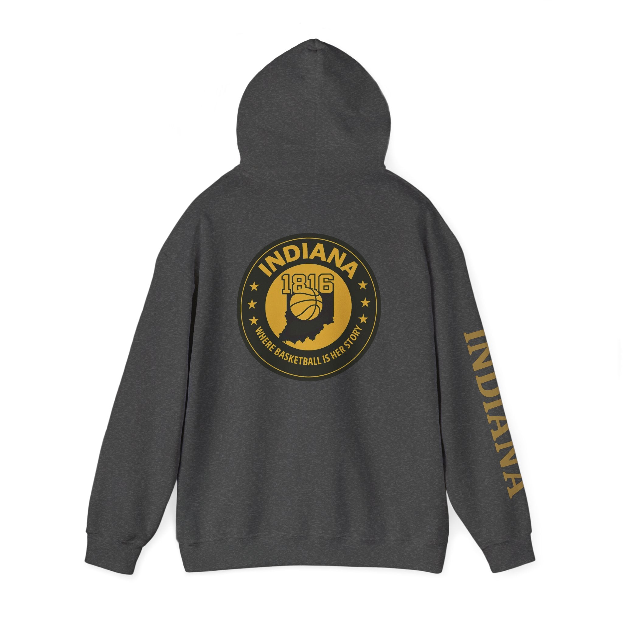 Hoodie — Indiana Basketball 1816 Vintage State Emblem