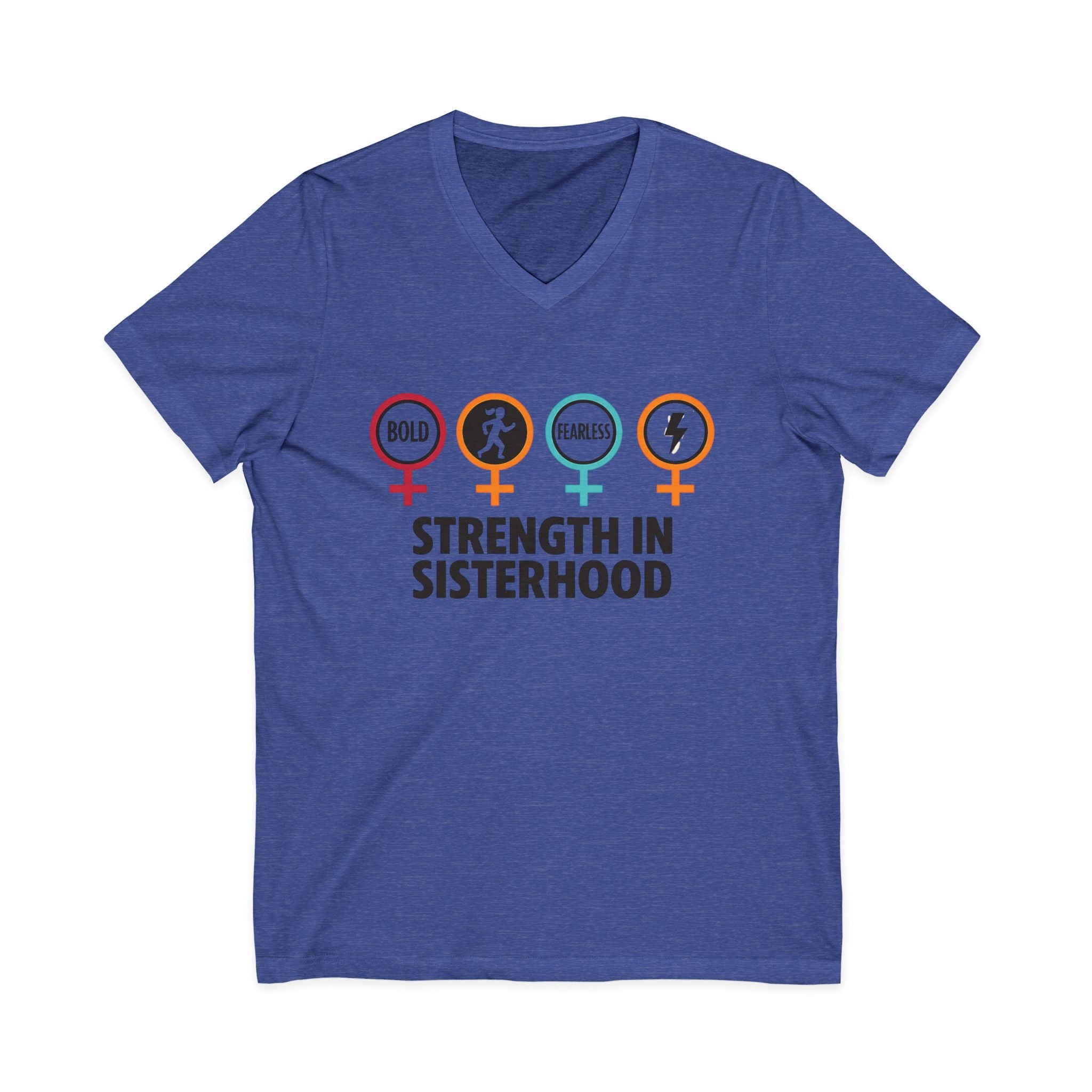 Strength in Sisterhood V-Neck Tee