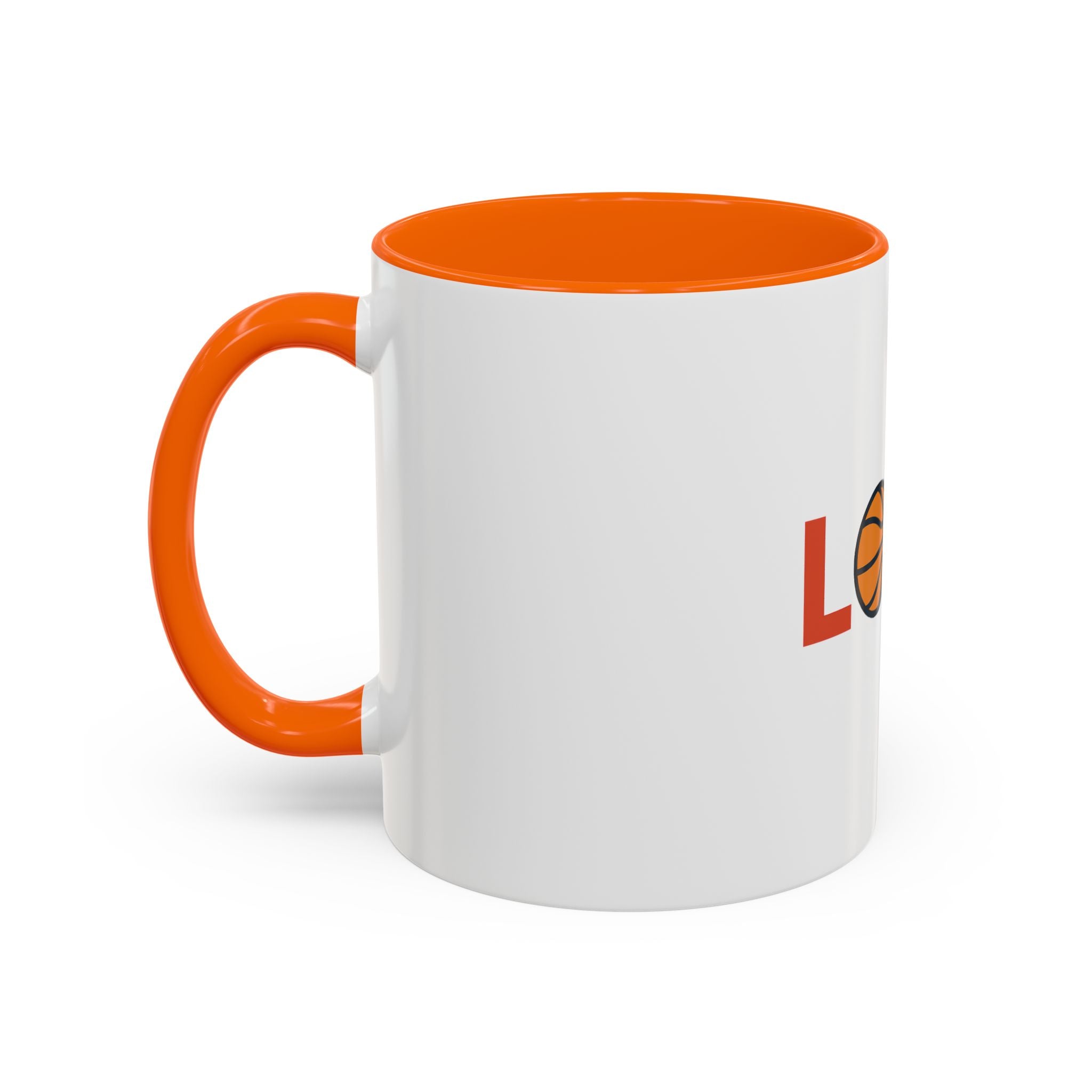 Basketball Love Accent Coffee Mug