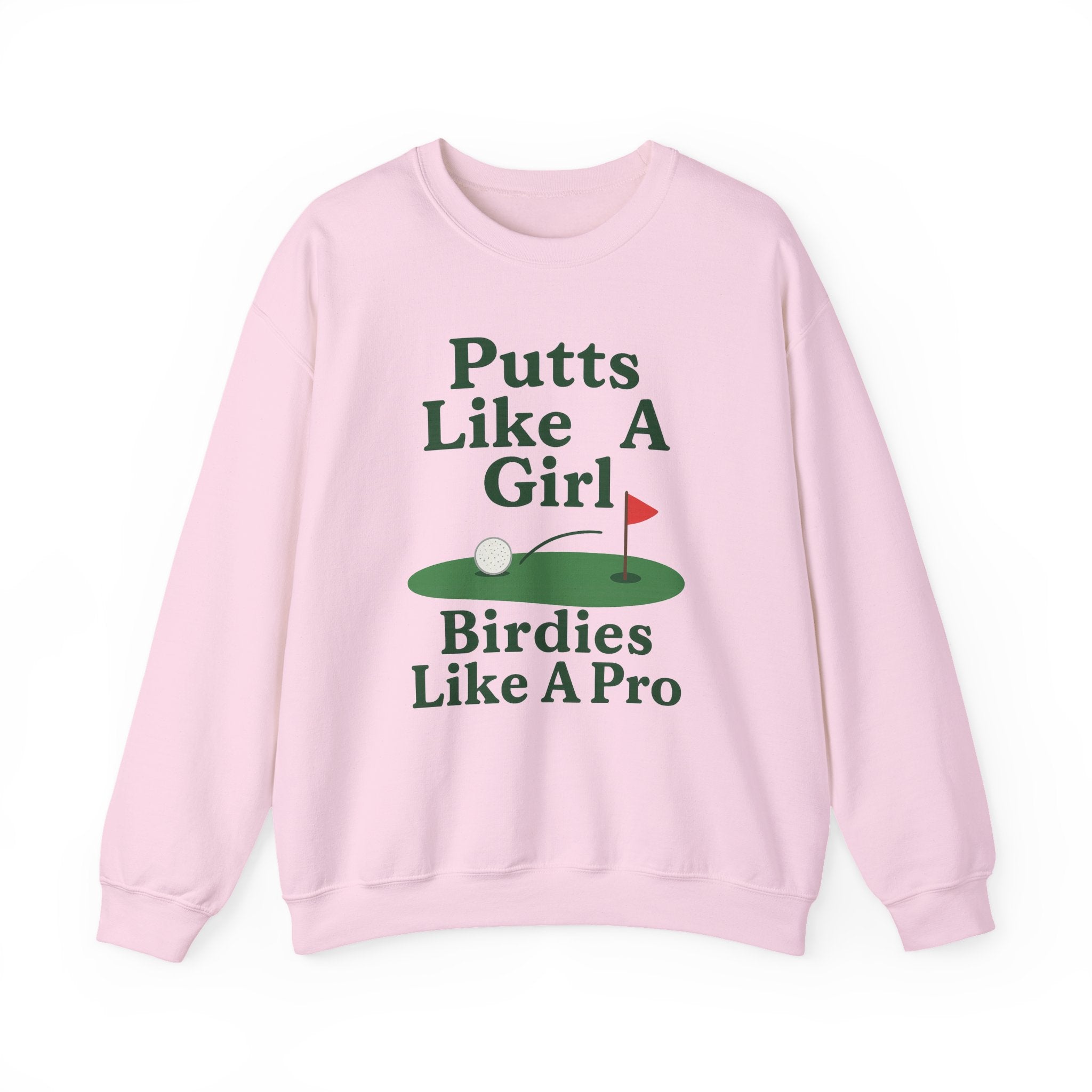 Putts Like A Girl Sweatshirt, Unisex Crewneck
