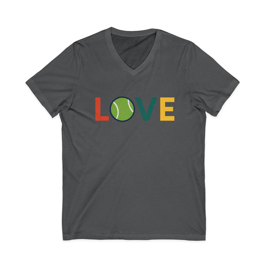 Love Tennis V-Neck Tee