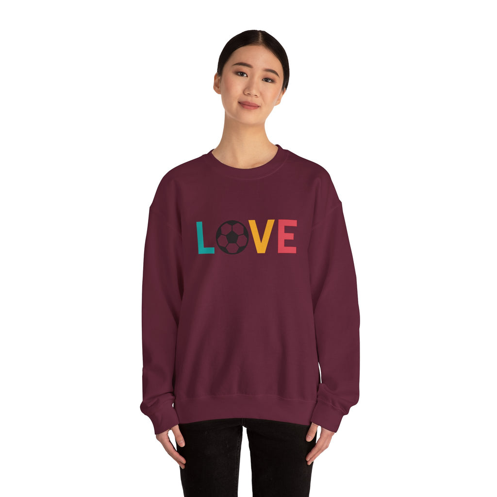 Soccer Love Sweatshirt | Unisex Heavy Blend