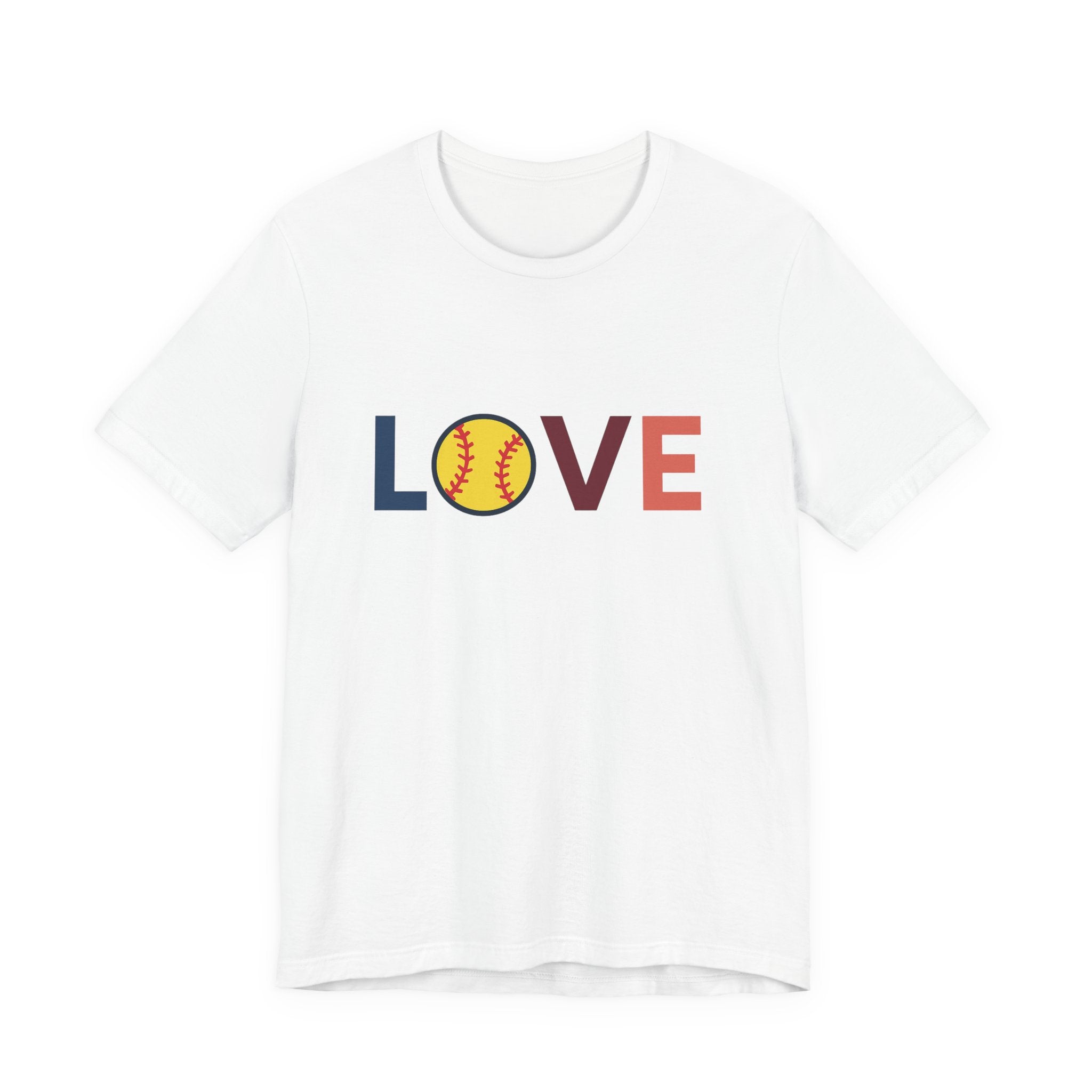 Softball Love Tee, Unisex T-Shirt, Gift for Sports Lovers