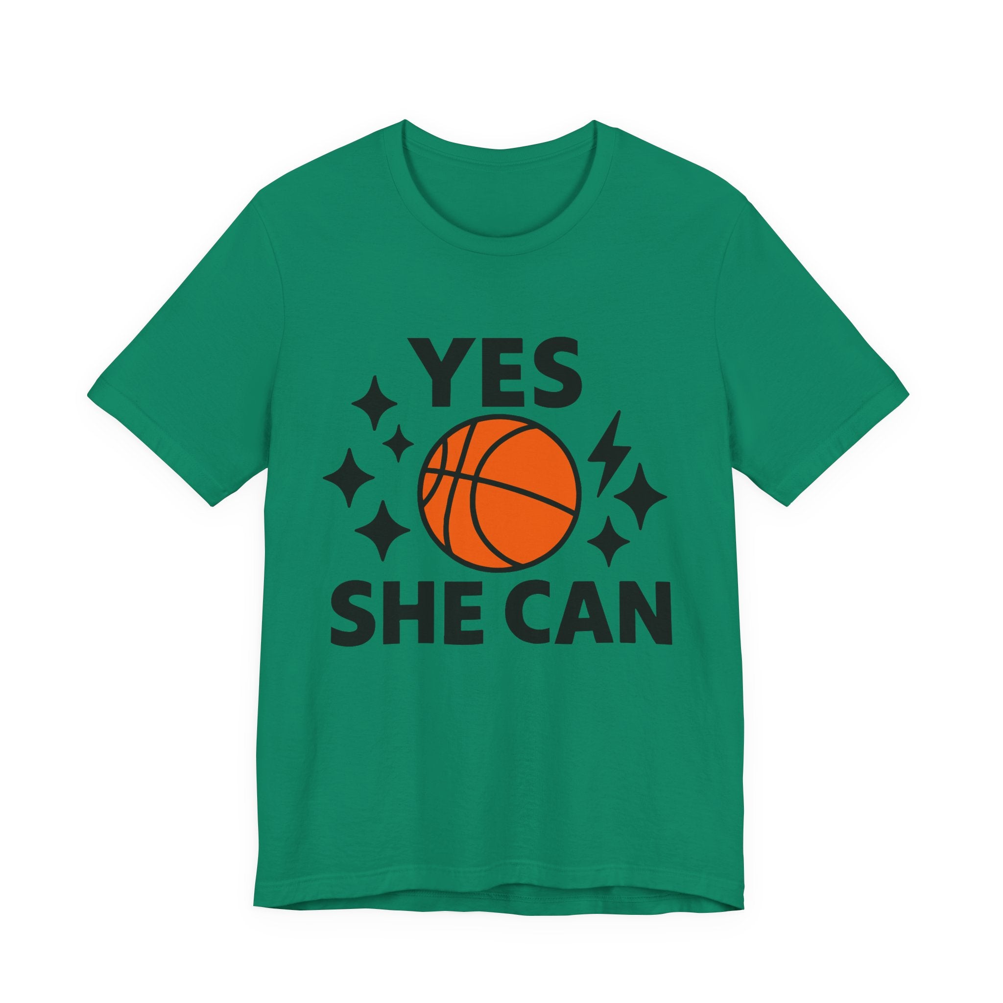 Yes, She Can Basketball Unisex Tee