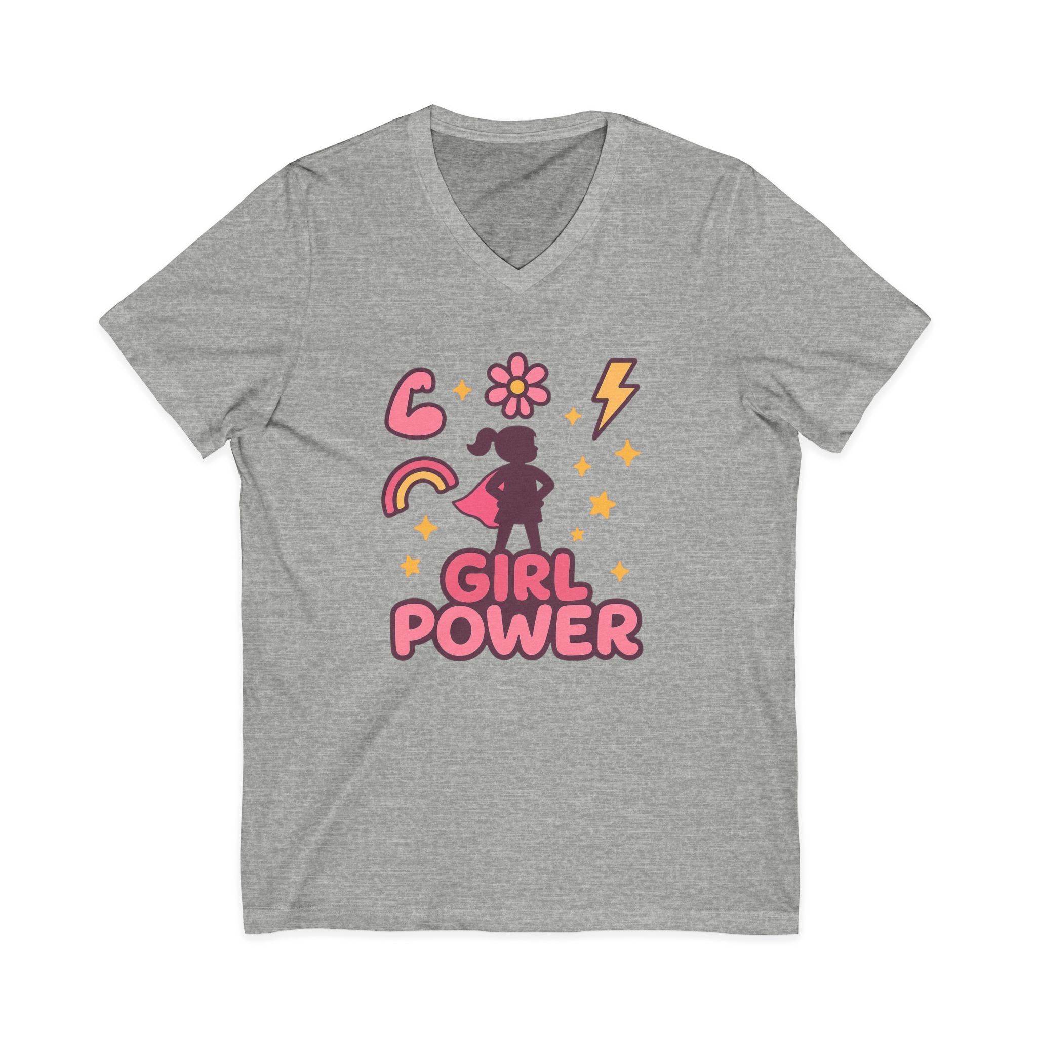 Girl Power V-Neck Tee