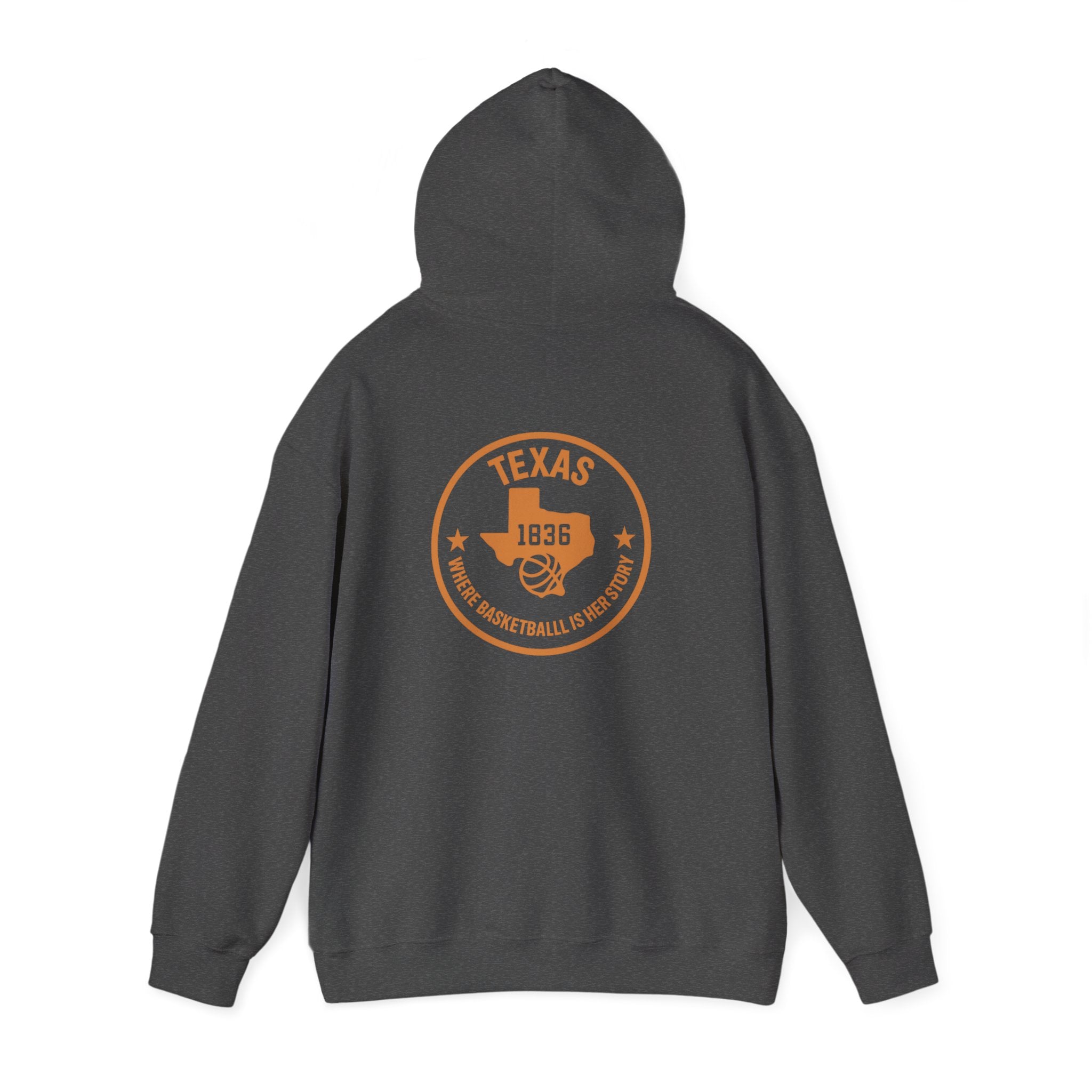 Texas 1836 Basketball Hoodie — Retro State Pride Pullover