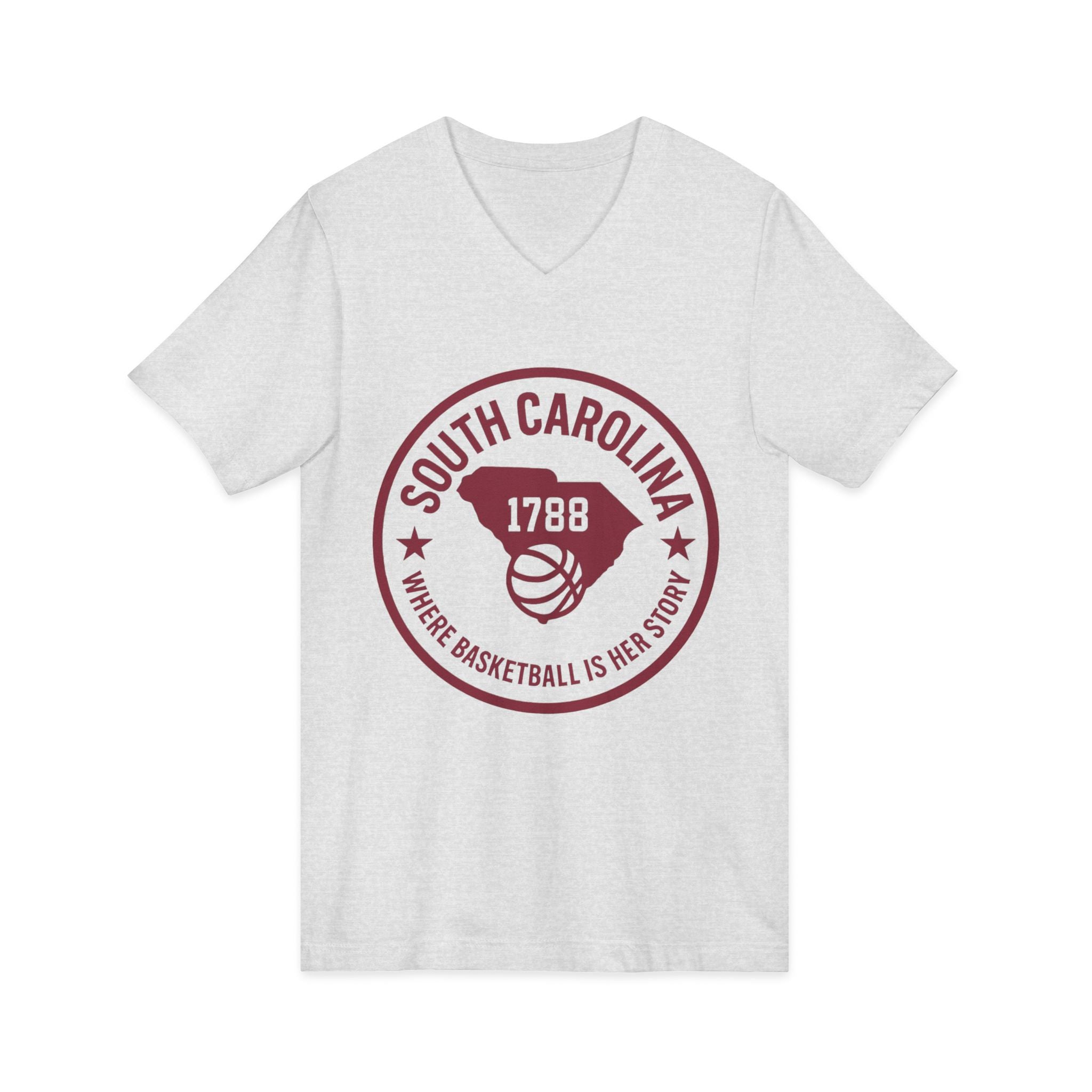South Carolina 1788 Basketball V-Neck Tee