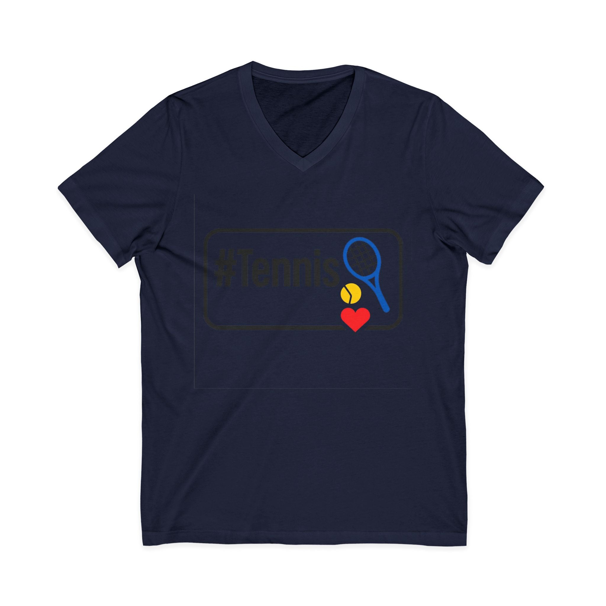 Tennis Love Unisex V-Neck Tee