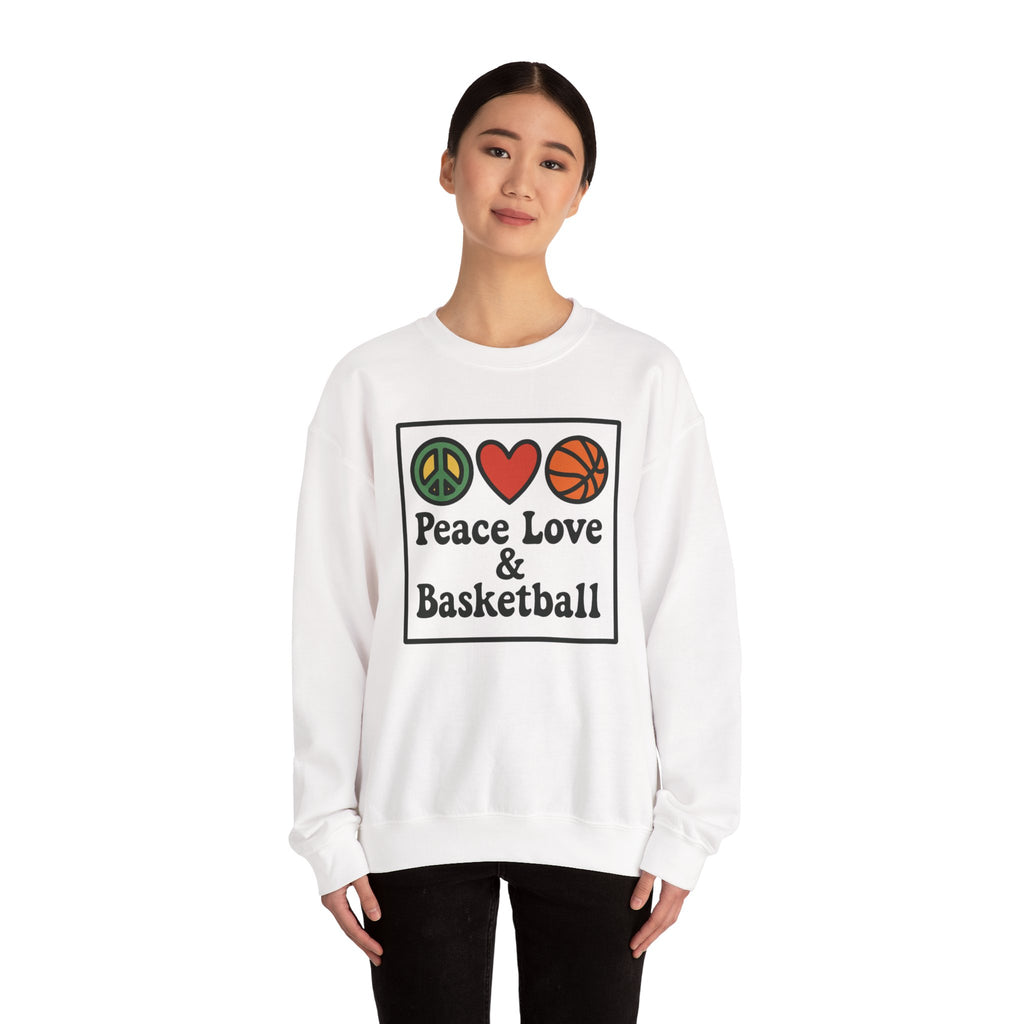Peace Love & Basketball Sweatshirt