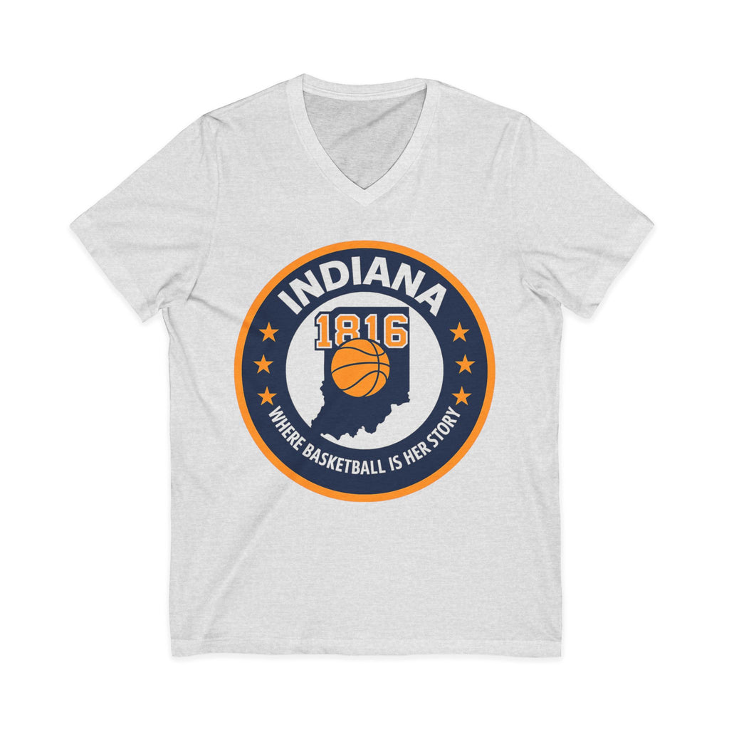 Indiana Basketball V-Neck Tee - Celebrate Your Love for the Game!