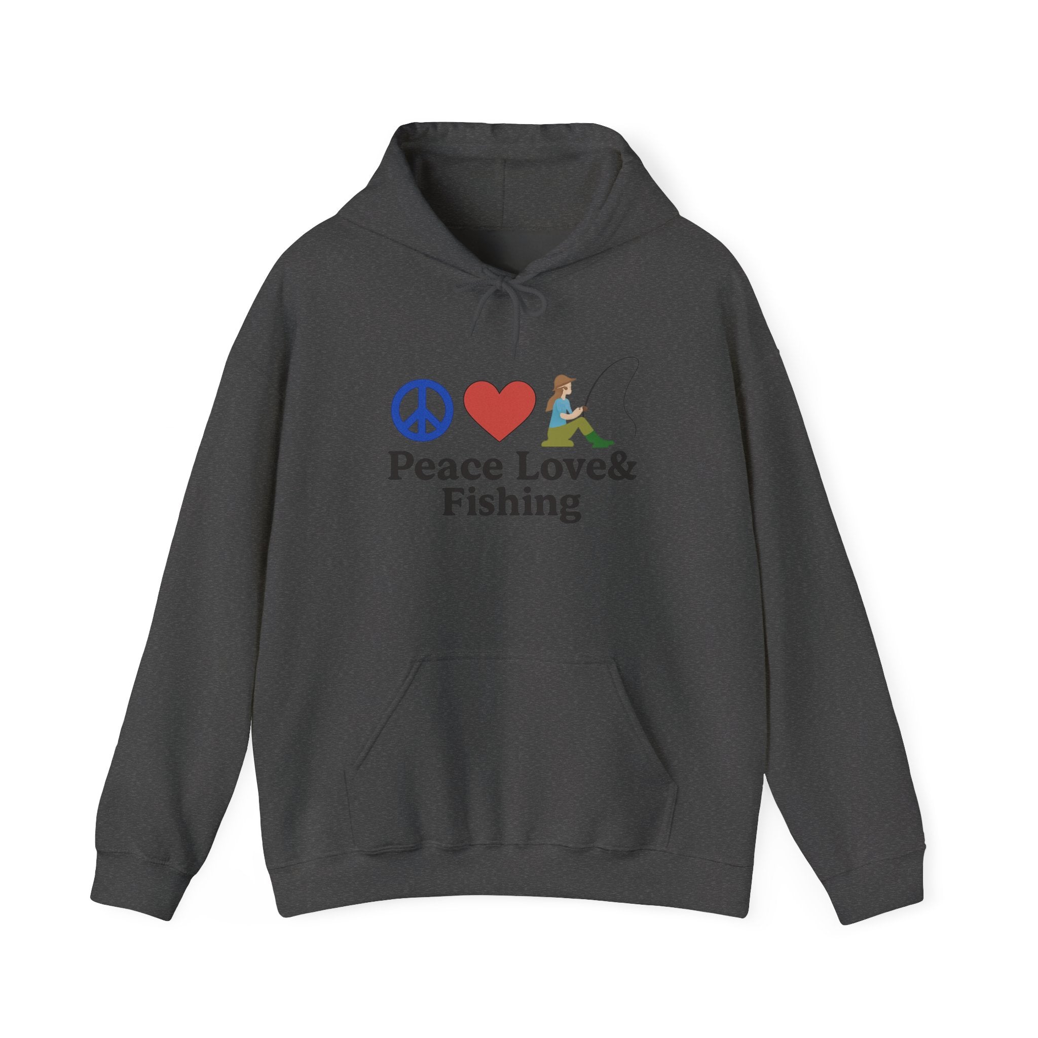 Peace Love & Fishing Hoodie