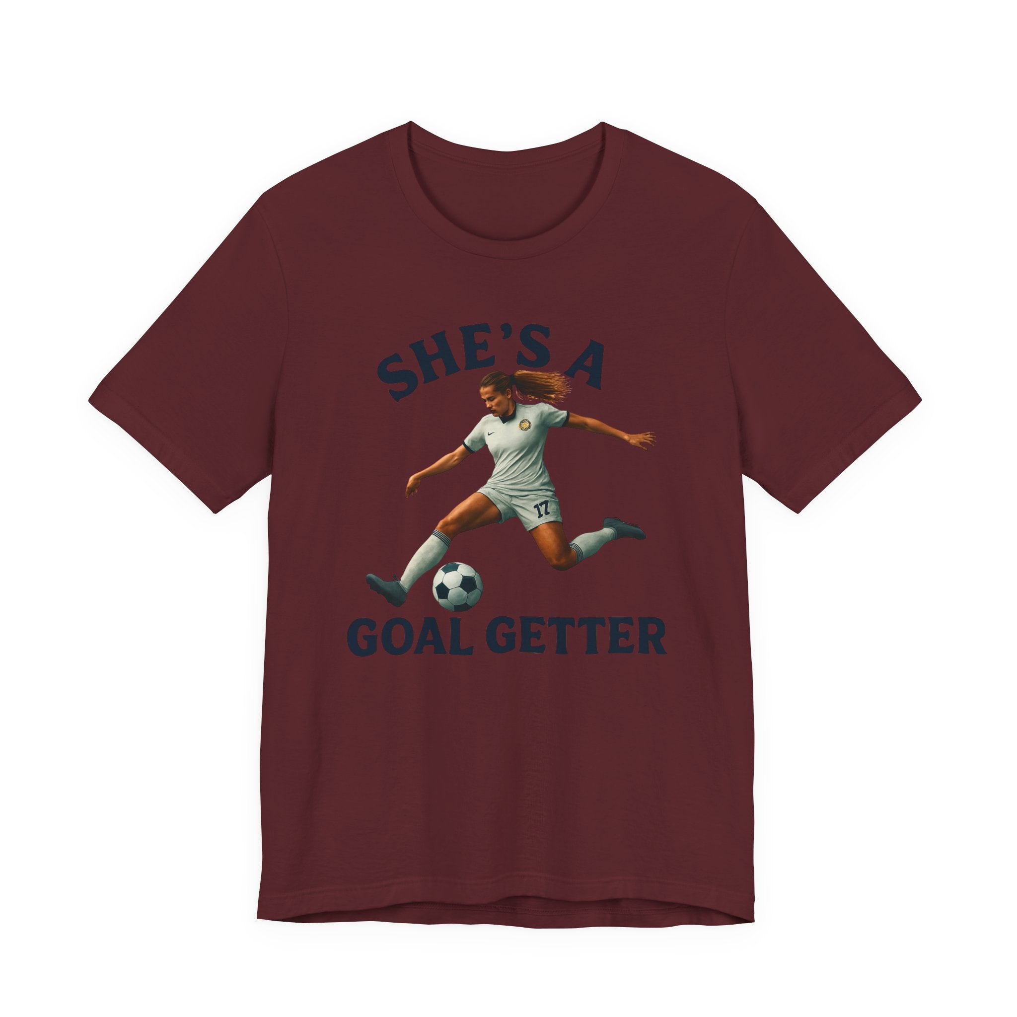 Goal Getter Unisex Jersey Tee | Soccer Shirt for Sports Lovers