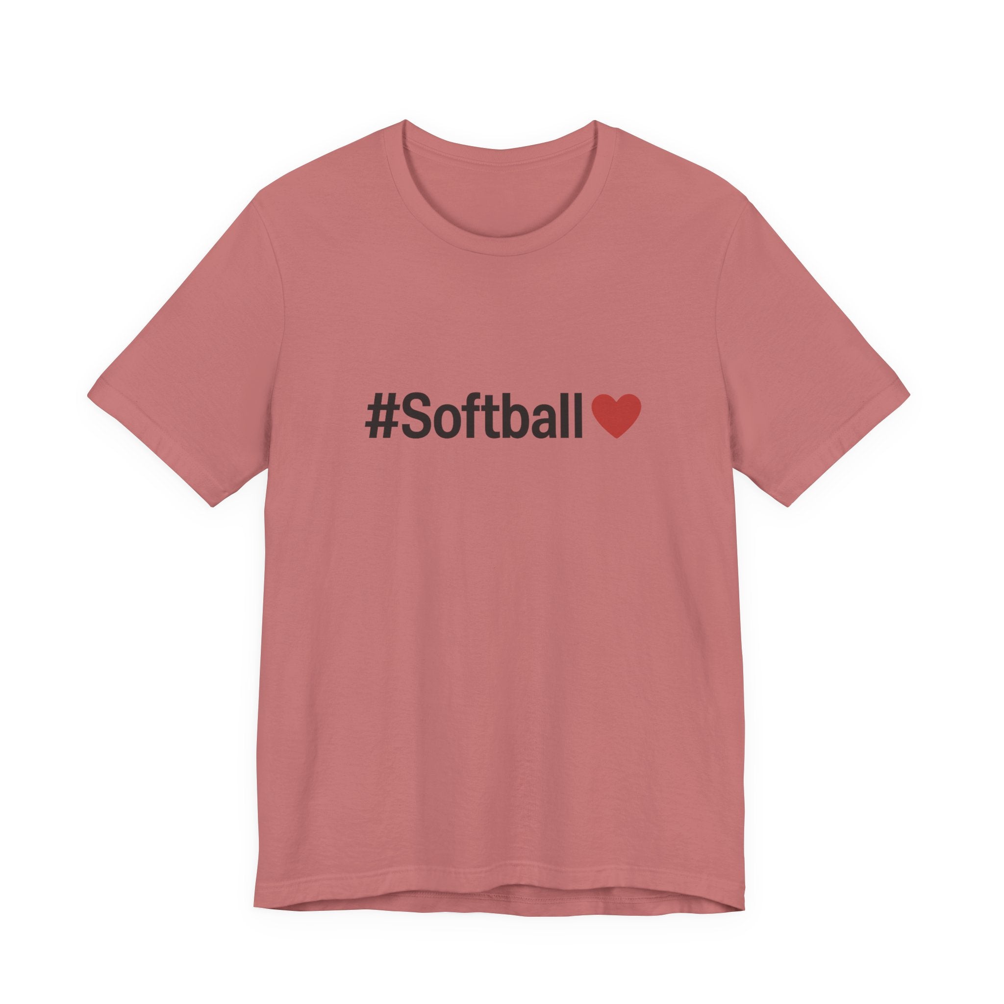 Softball Love Tee - Unisex Jersey Short Sleeve Shirt