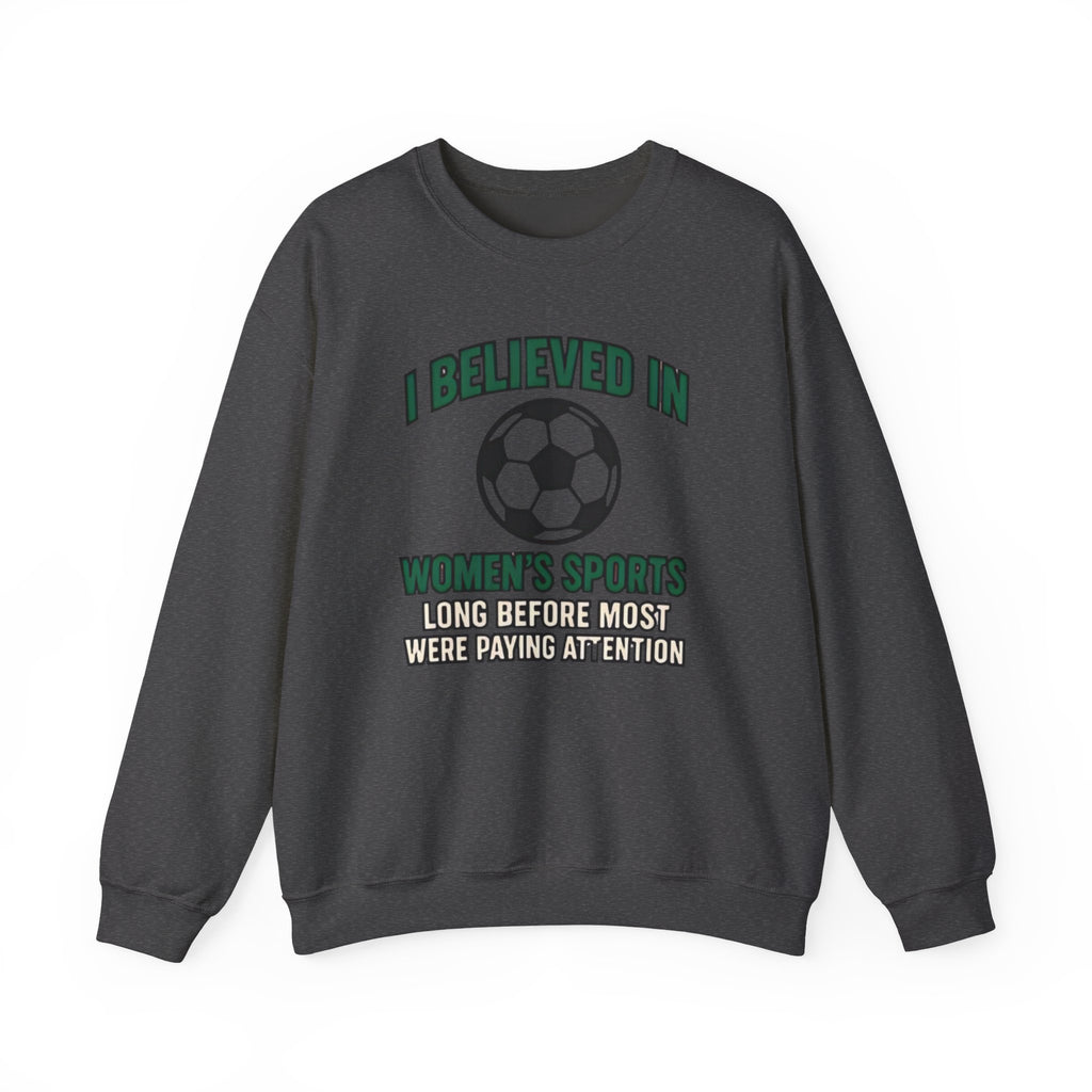 Empowering Women’s Sports Crewneck Sweatshirt