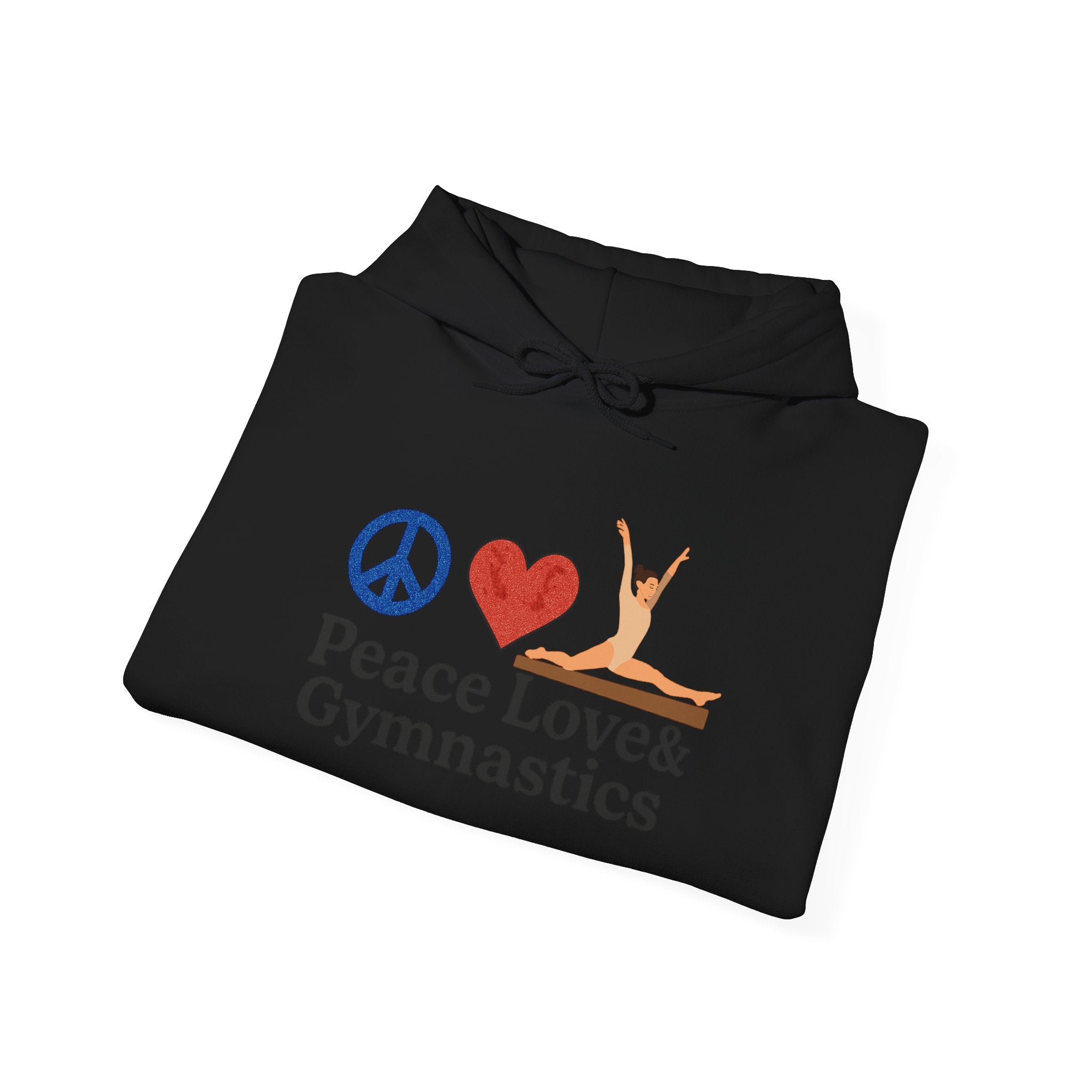 Peace, Love & Gymnastics Hoodie
