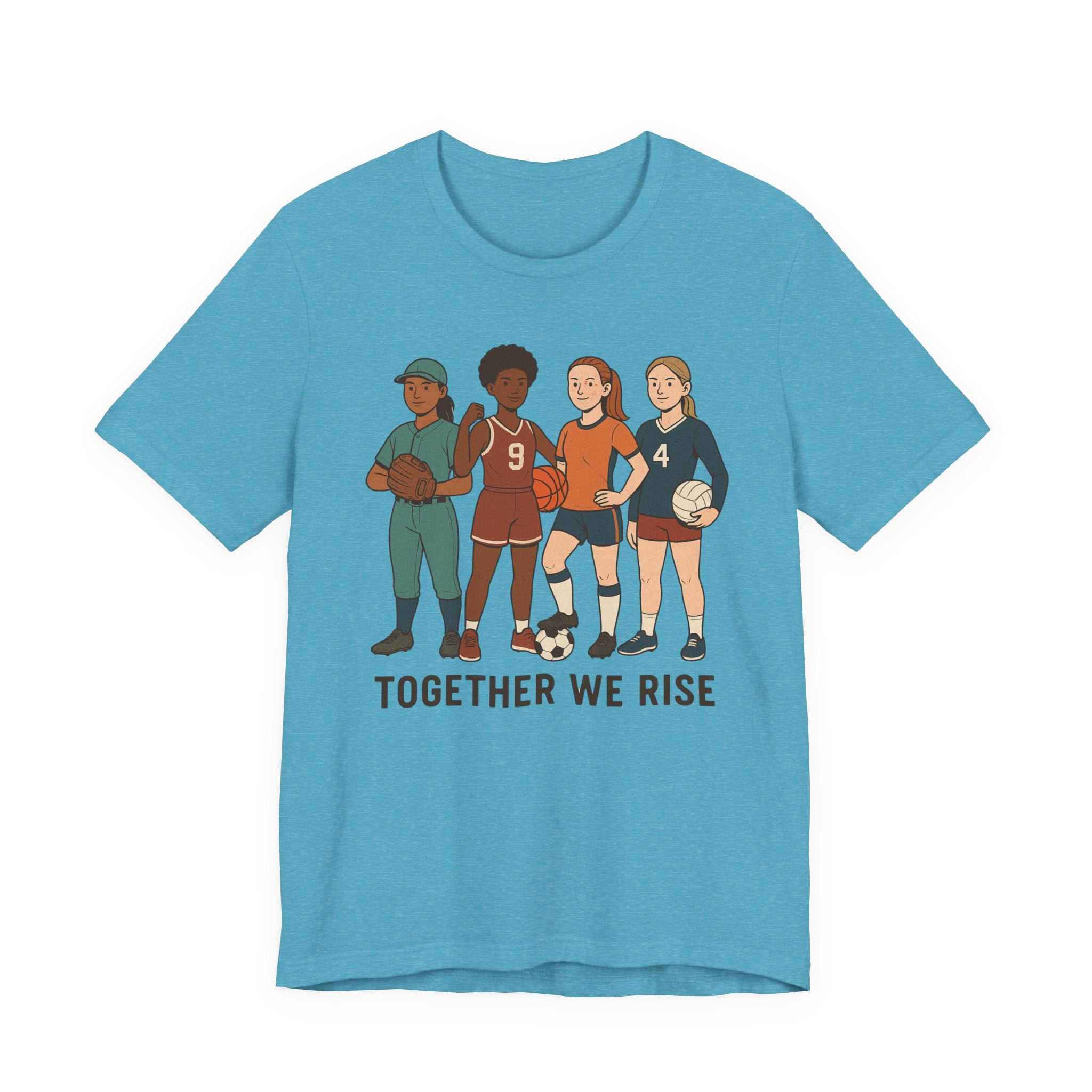 Empowering Together We Rise Tee | Unisex Jersey Short Sleeve T-Shirt