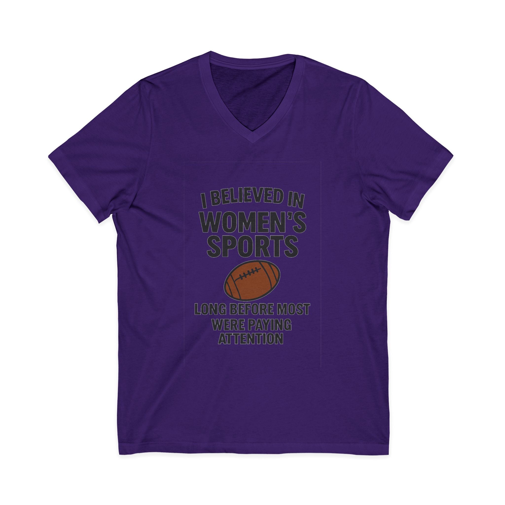 Women's Sports Advocacy V-Neck Tee