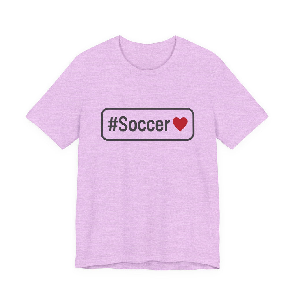 #Soccer Love Unisex Tee – Perfect for Fans