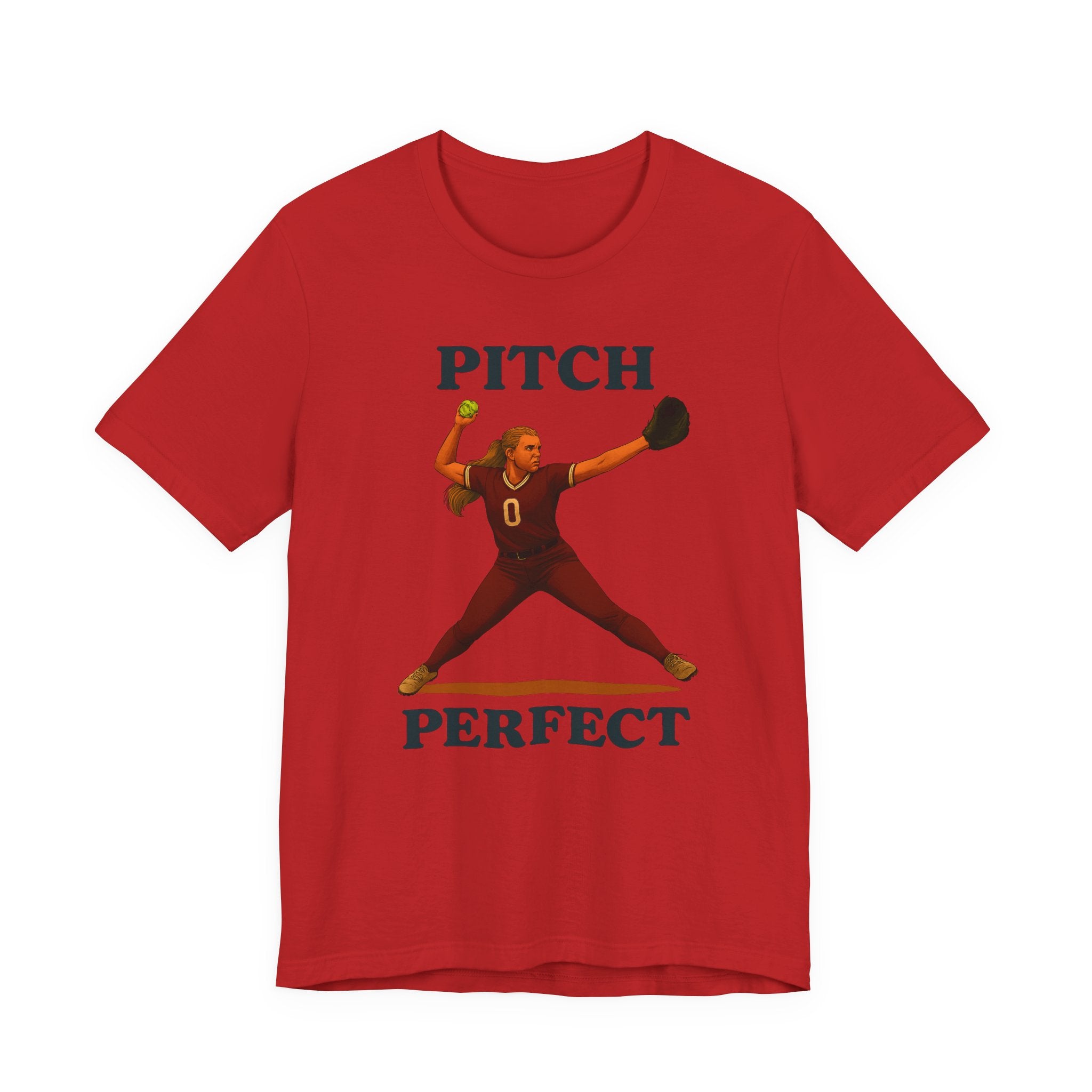 Pitch Perfect Softball Tee, Unisex Jersey T-Shirt