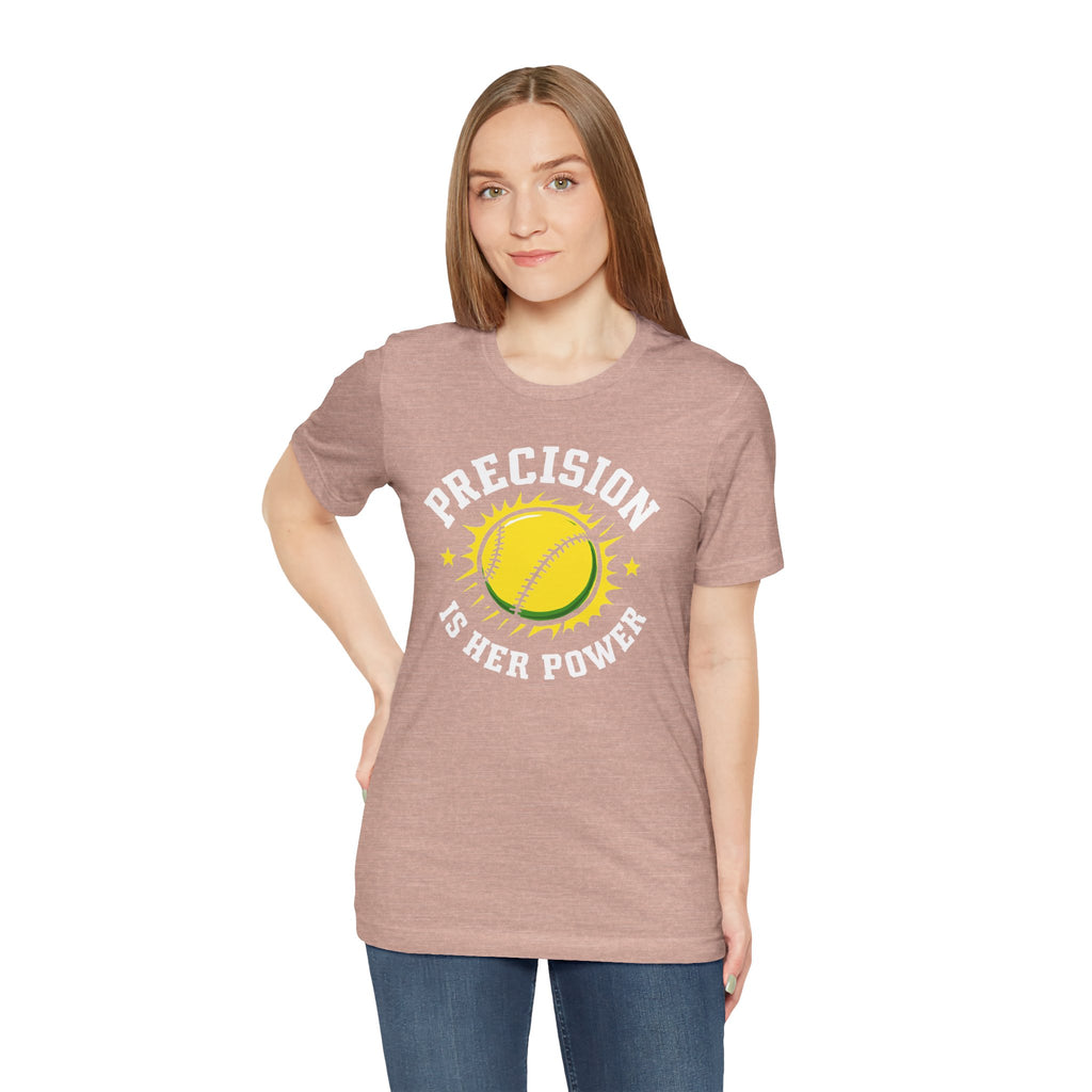 Softball Empowerment Tee - Precision is Her Power