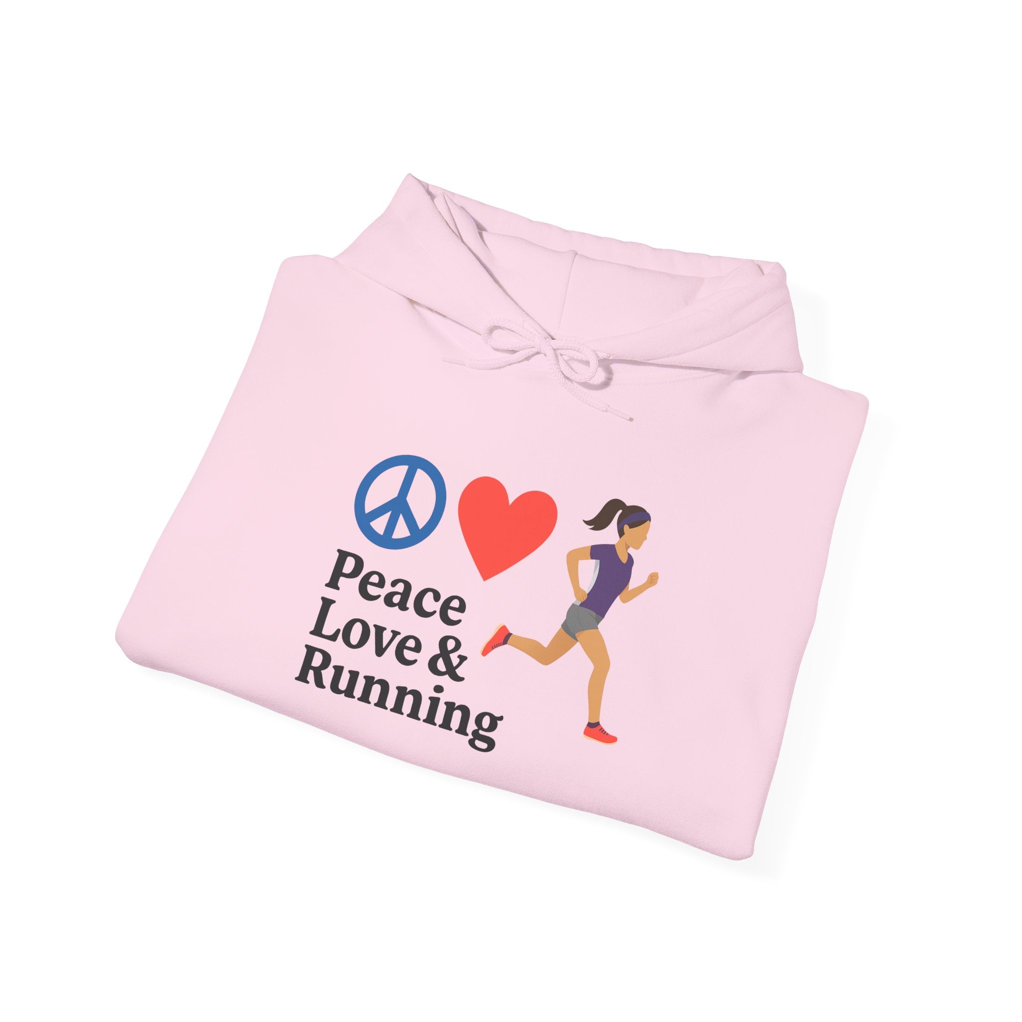 Peace, Love & Running Hoodie