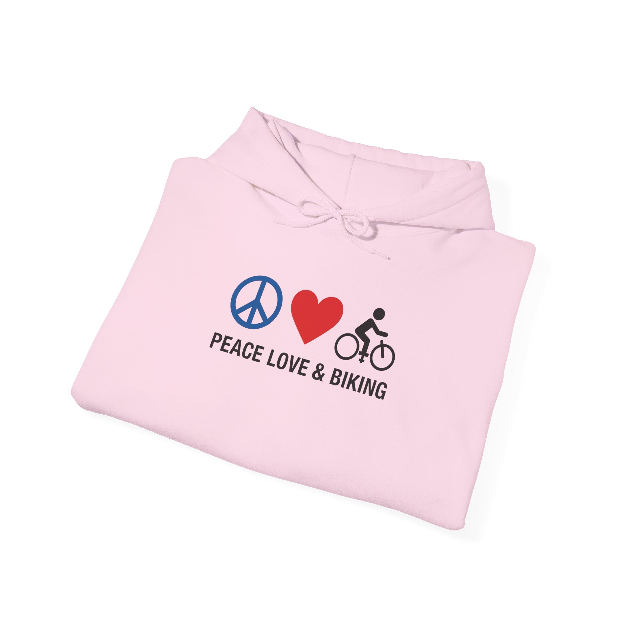 Peace Love & Biking Hoodie