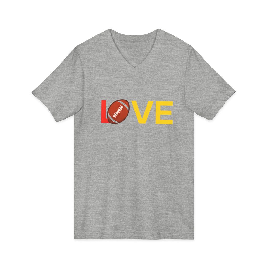 Football Love V-Neck Tee