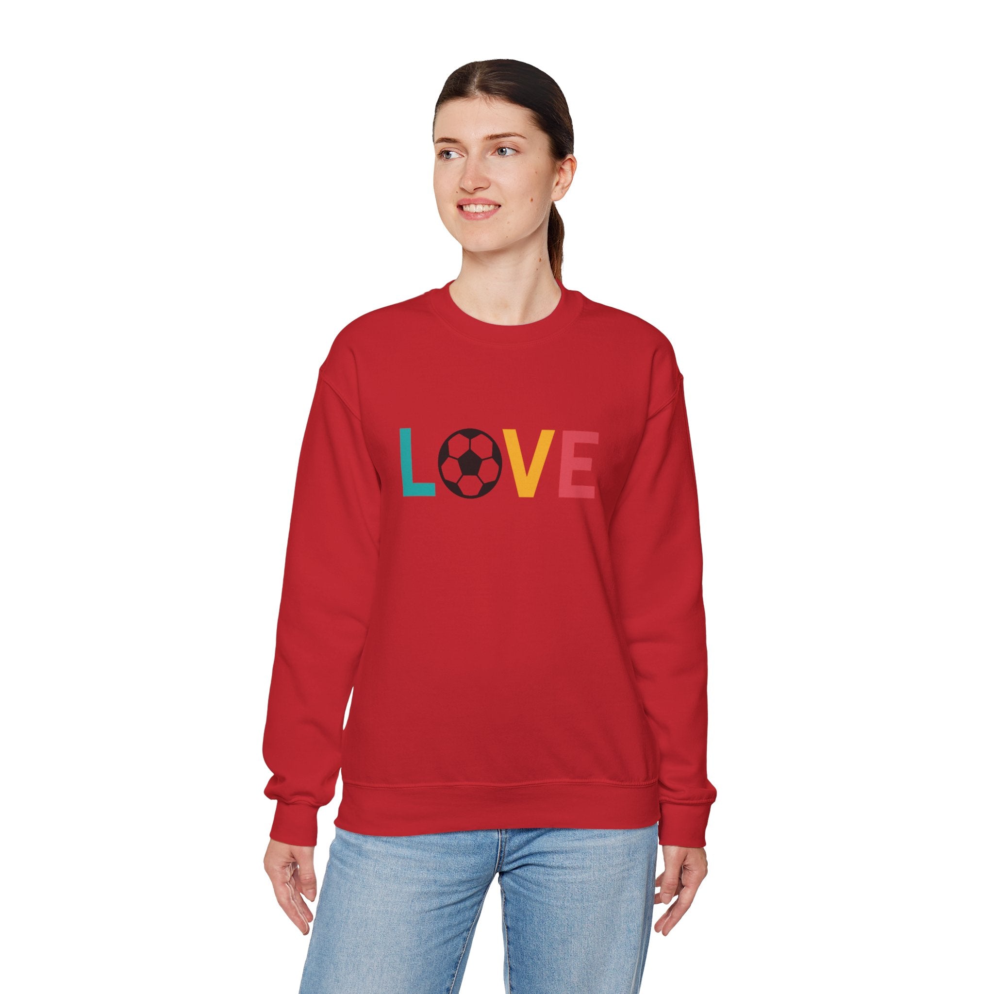 Soccer Love Sweatshirt | Unisex Heavy Blend