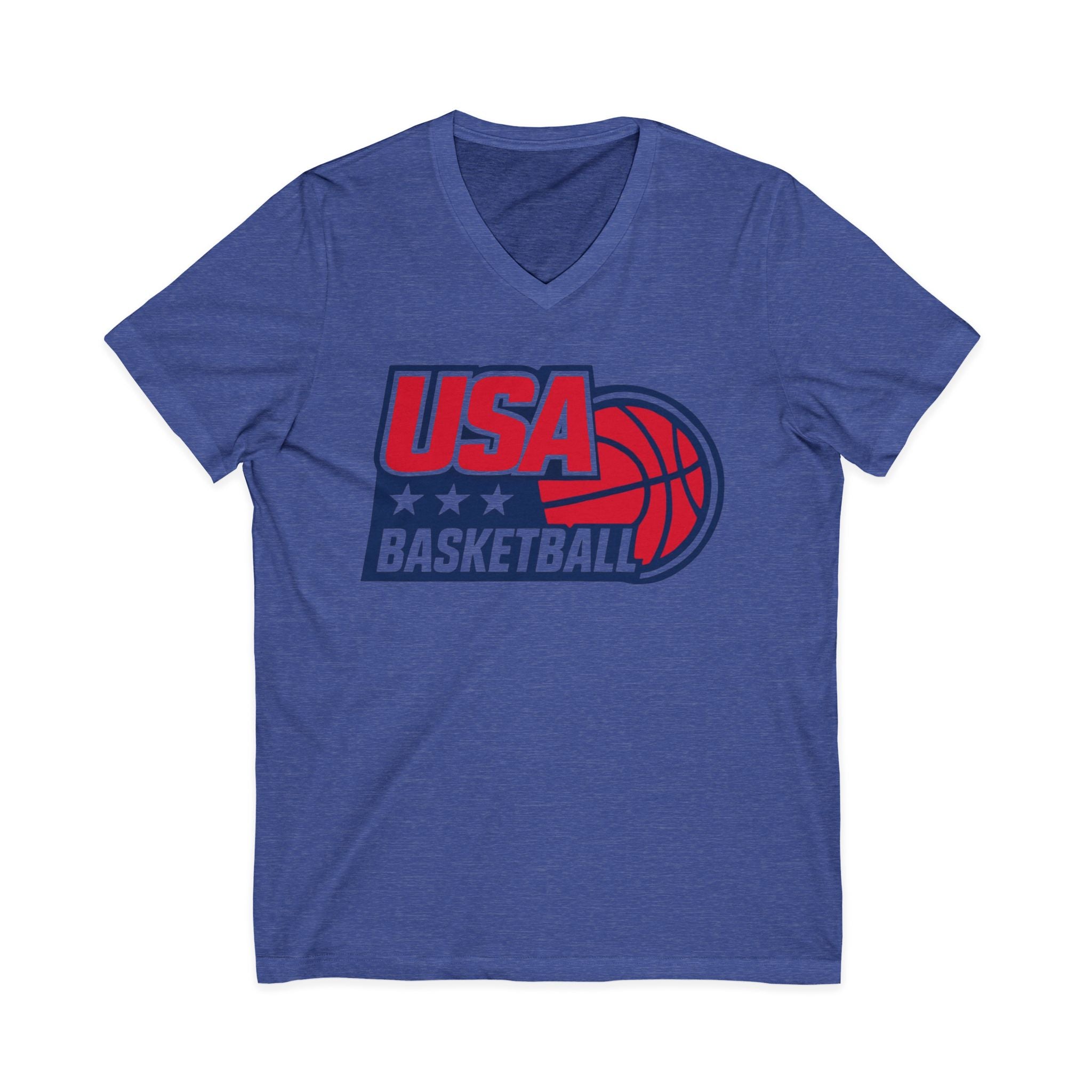USA Basketball  V-Neck Tee
