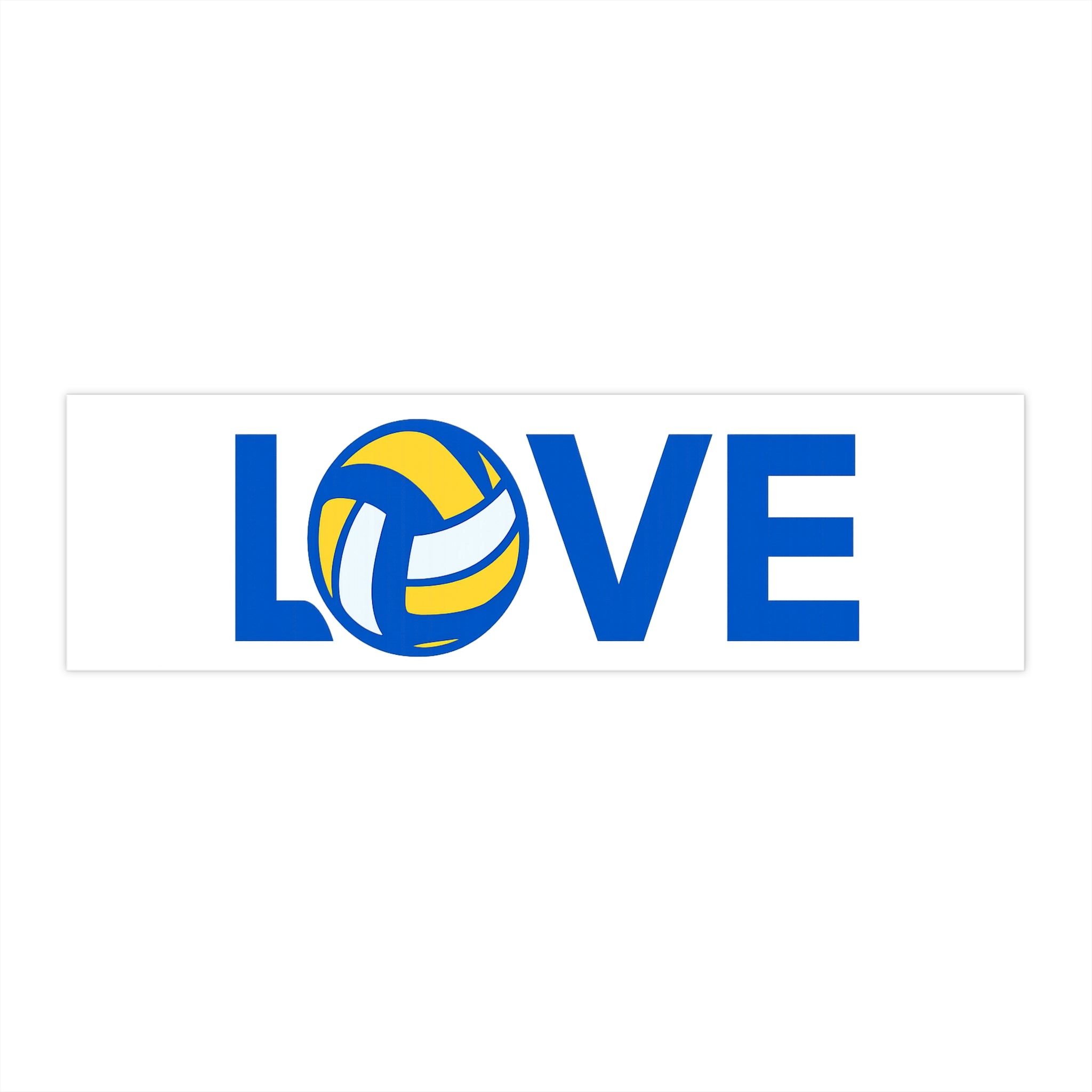 Volleyball Love Bumper Sticker