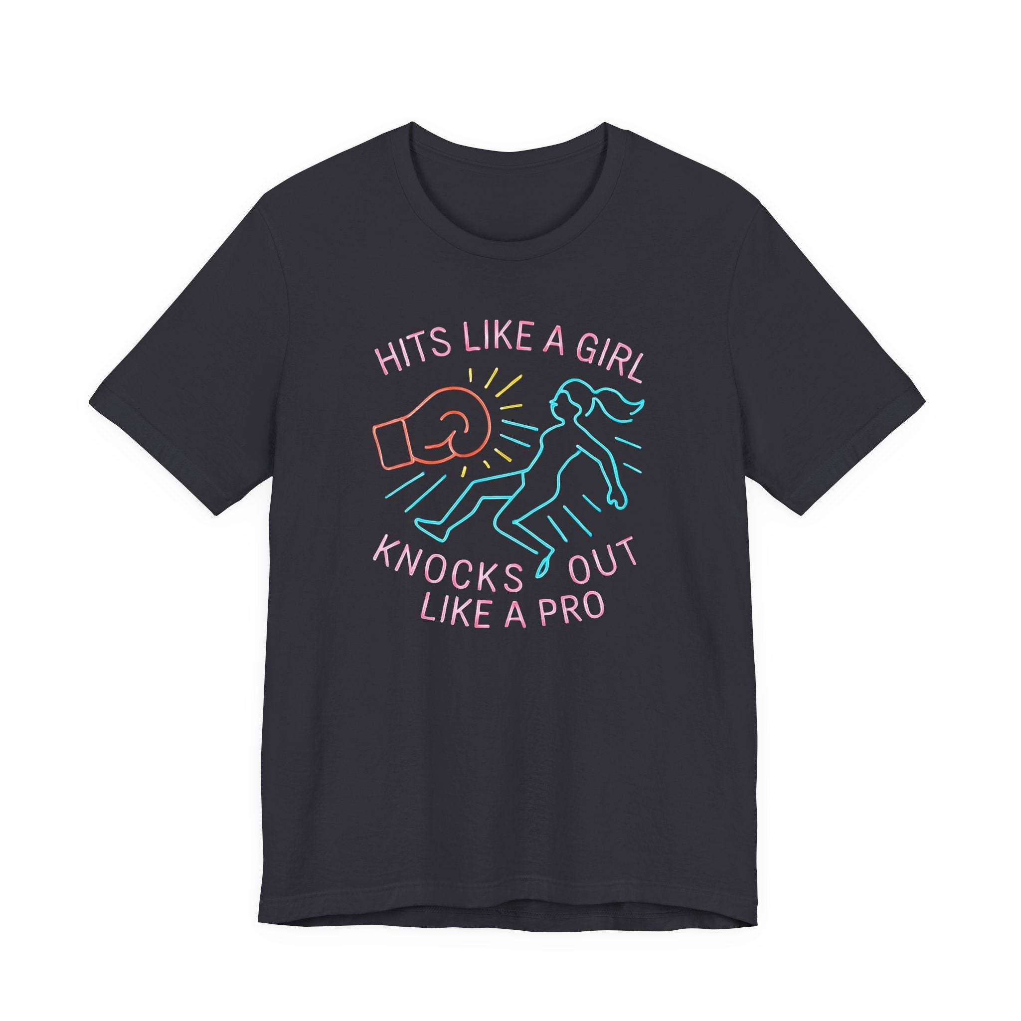 Empowering Girls Tee, Hits Like a Girl T-Shirt