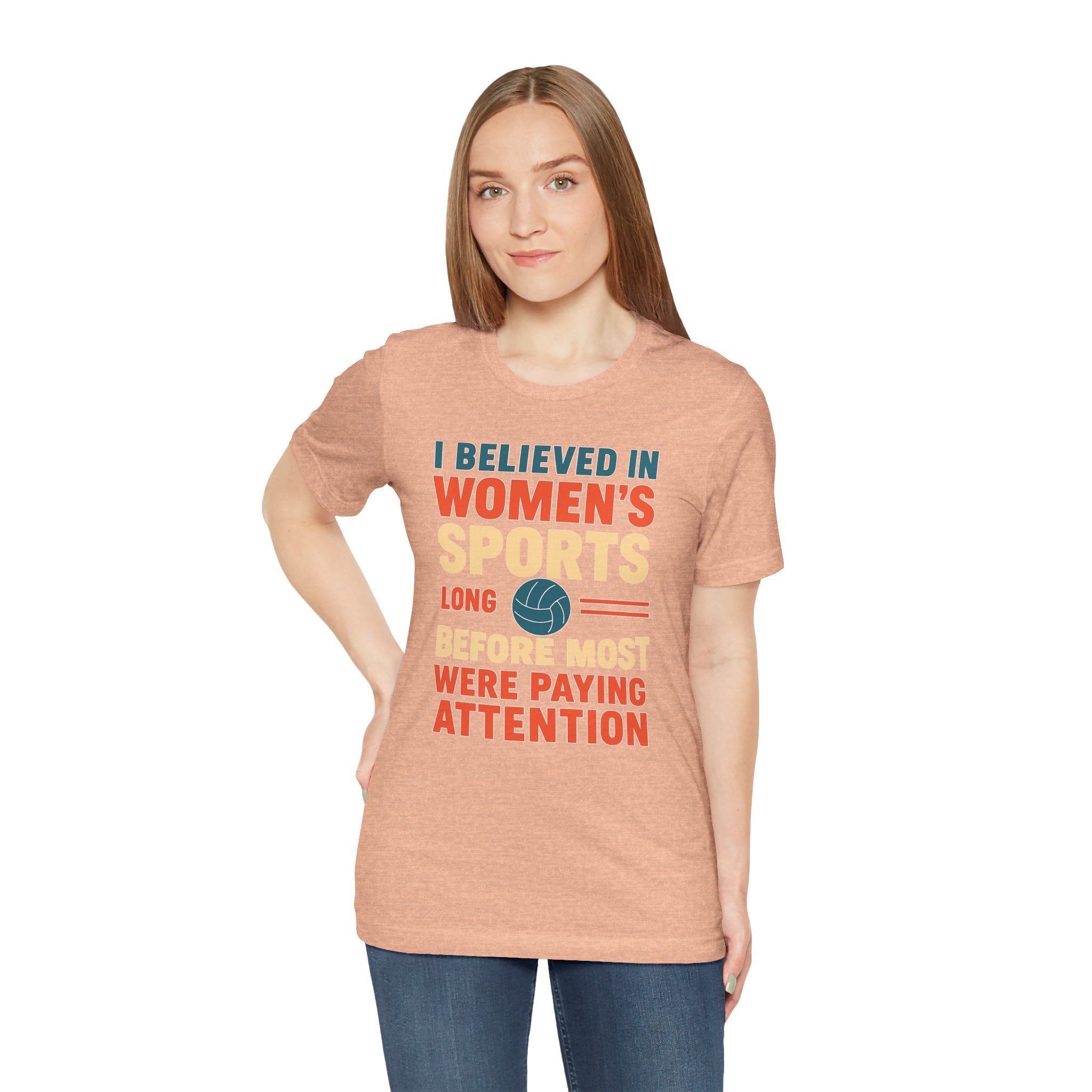 Women's Sports Pride Tee - I believed In Women's Sports