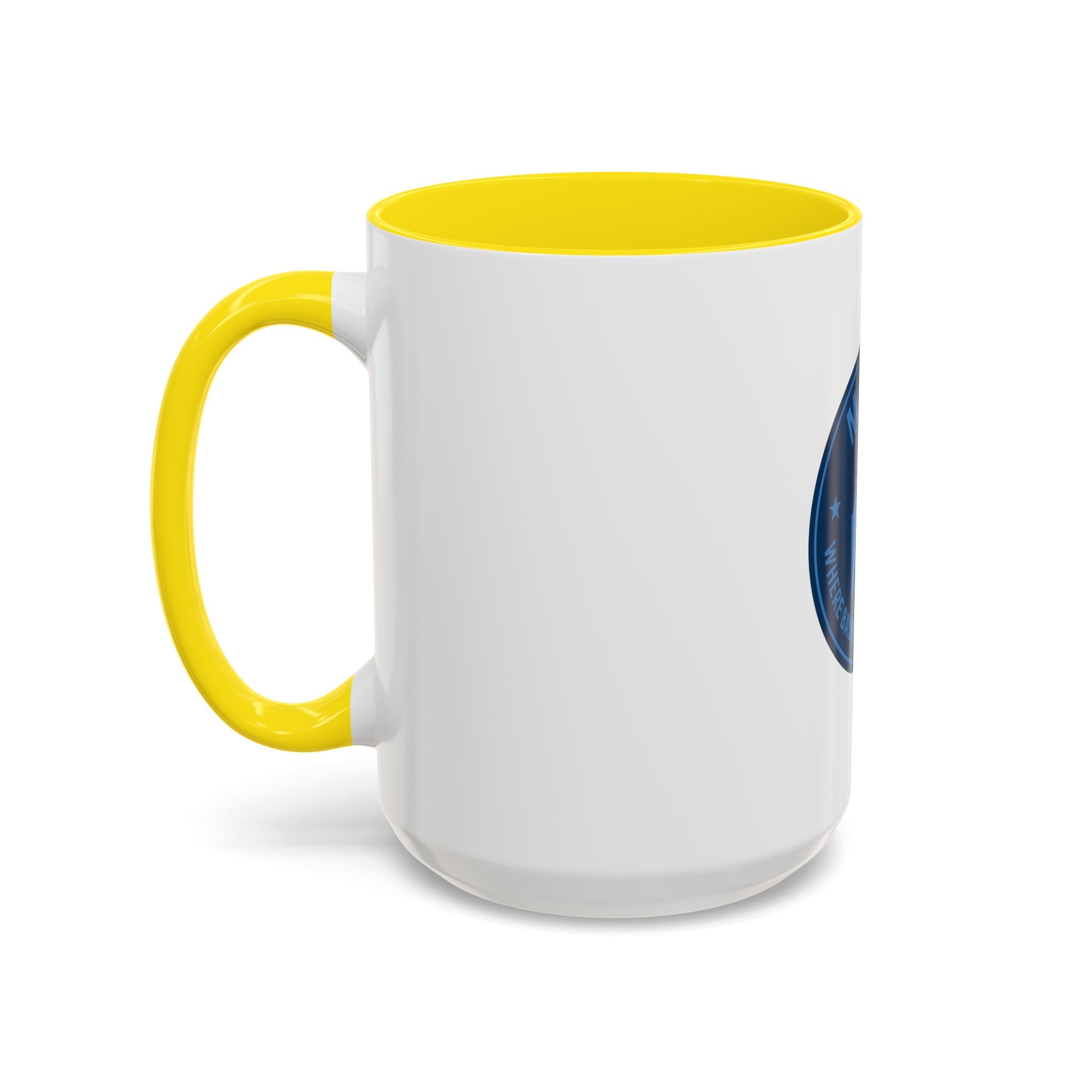 Maine Basketball Mug – 'Where Basketball Is Her Story' Accent Coffee Cup (11/15oz)