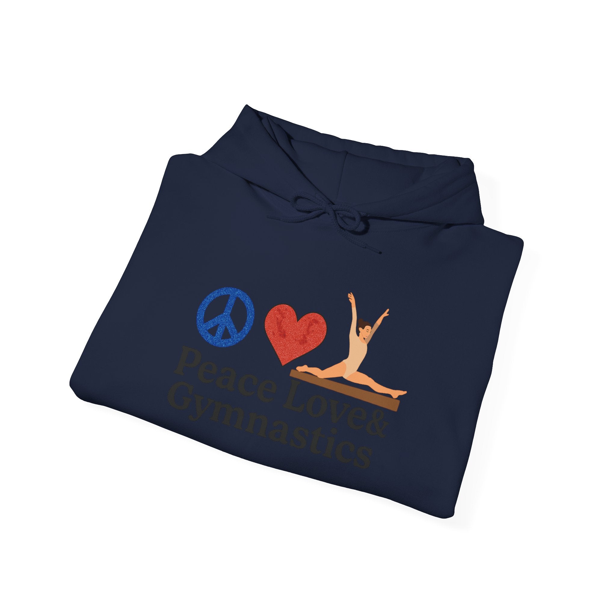 Peace, Love & Gymnastics Hoodie