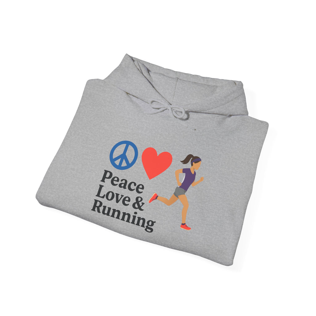 Peace, Love & Running Hoodie