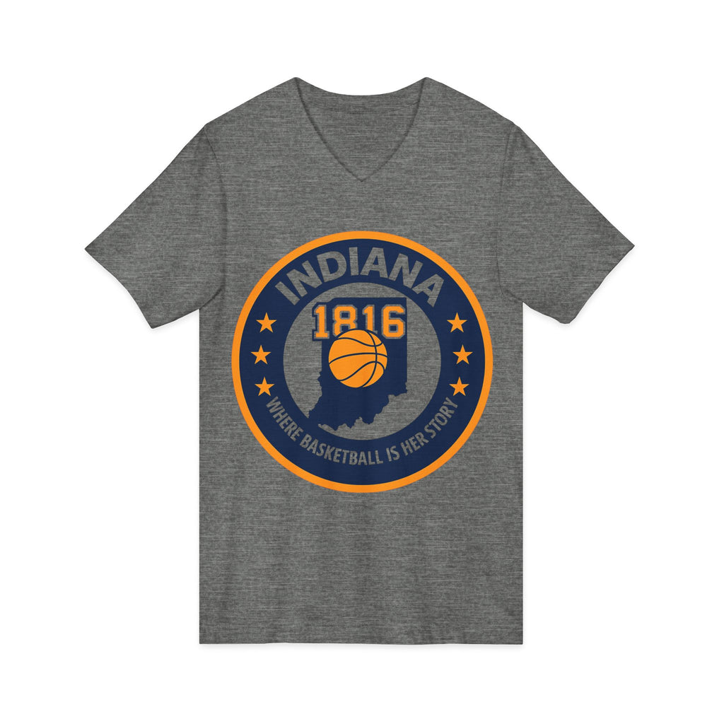 Indiana Basketball V-Neck Tee - Celebrate Your Love for the Game!