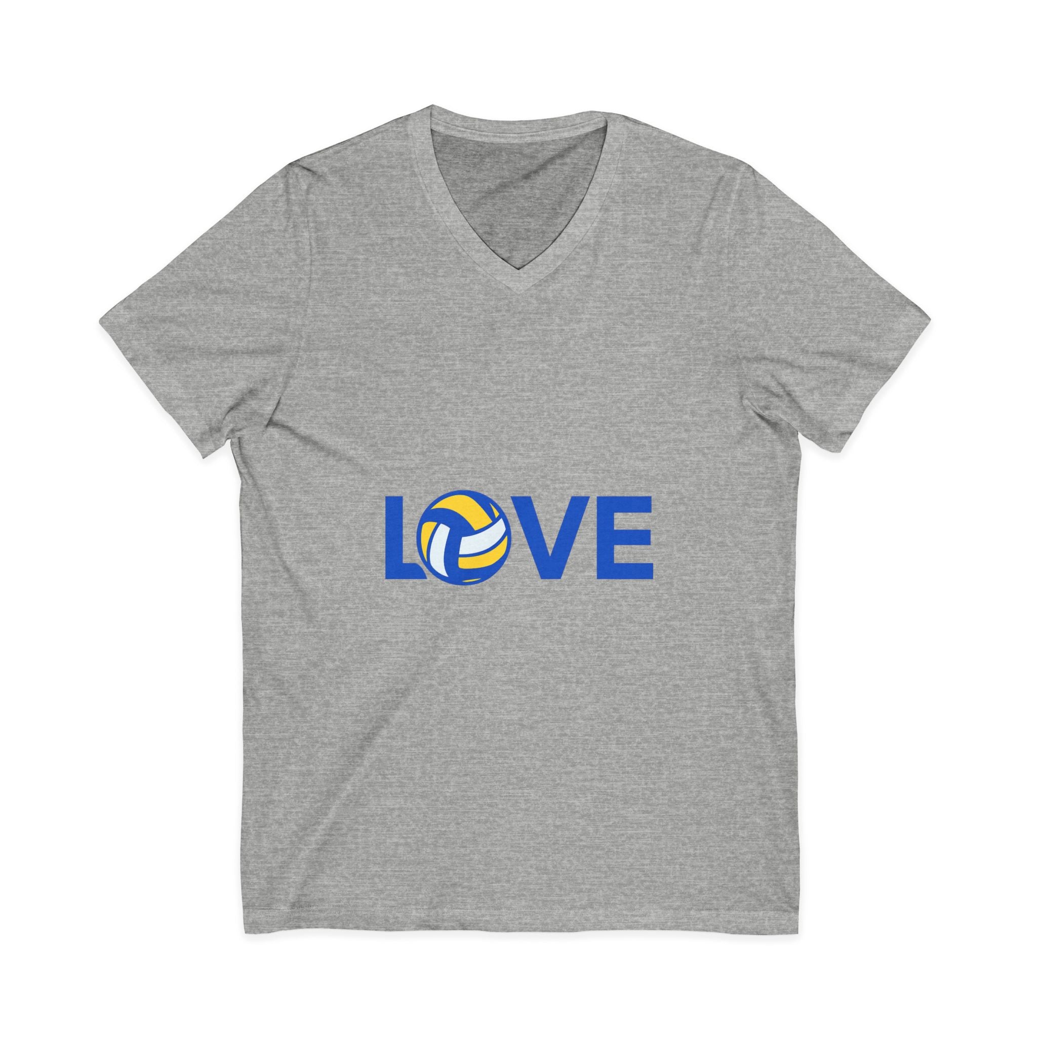 Love Volleyball Unisex V-Neck Tee
