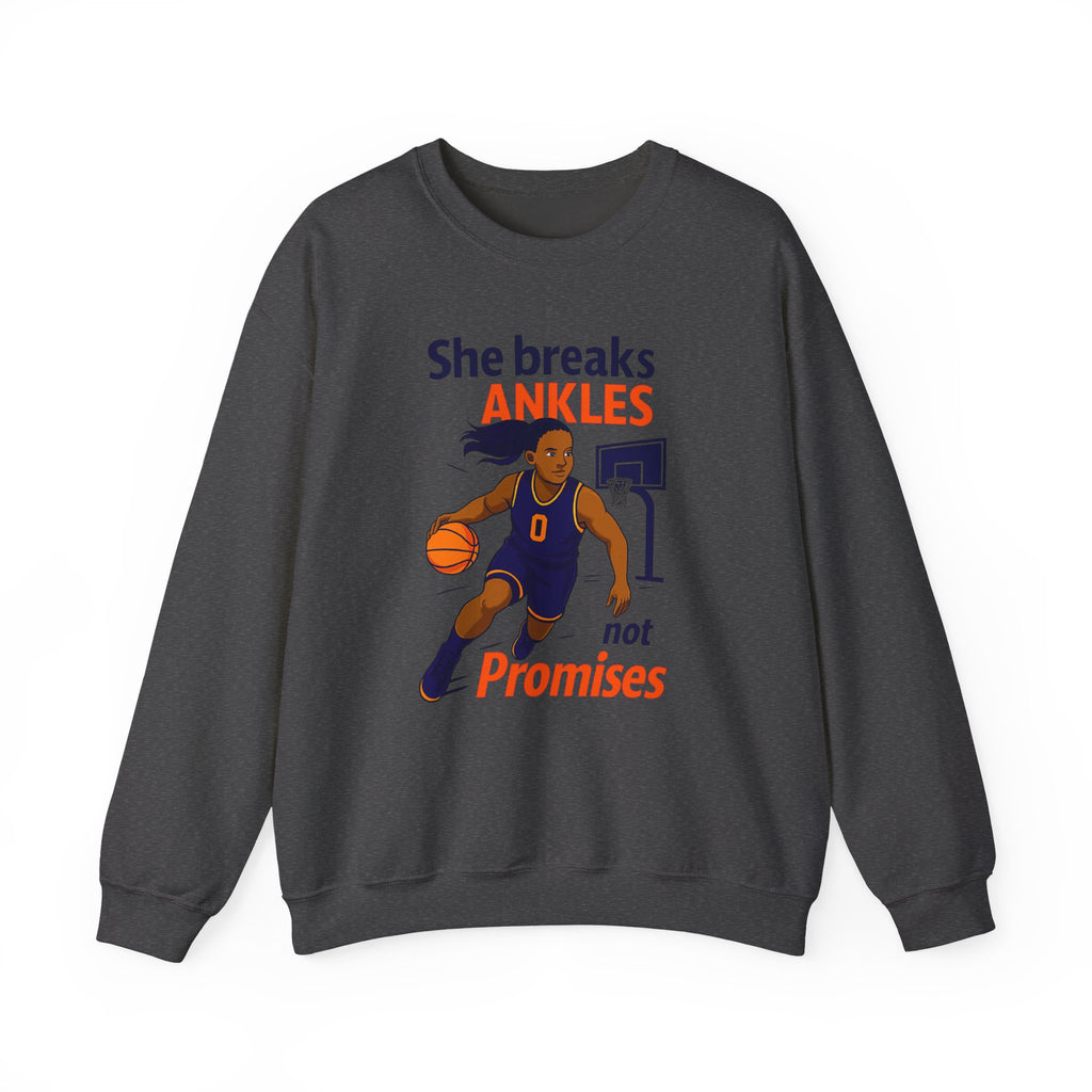 Basketball Sweatshirt, She Breaks Ankles Crewneck
