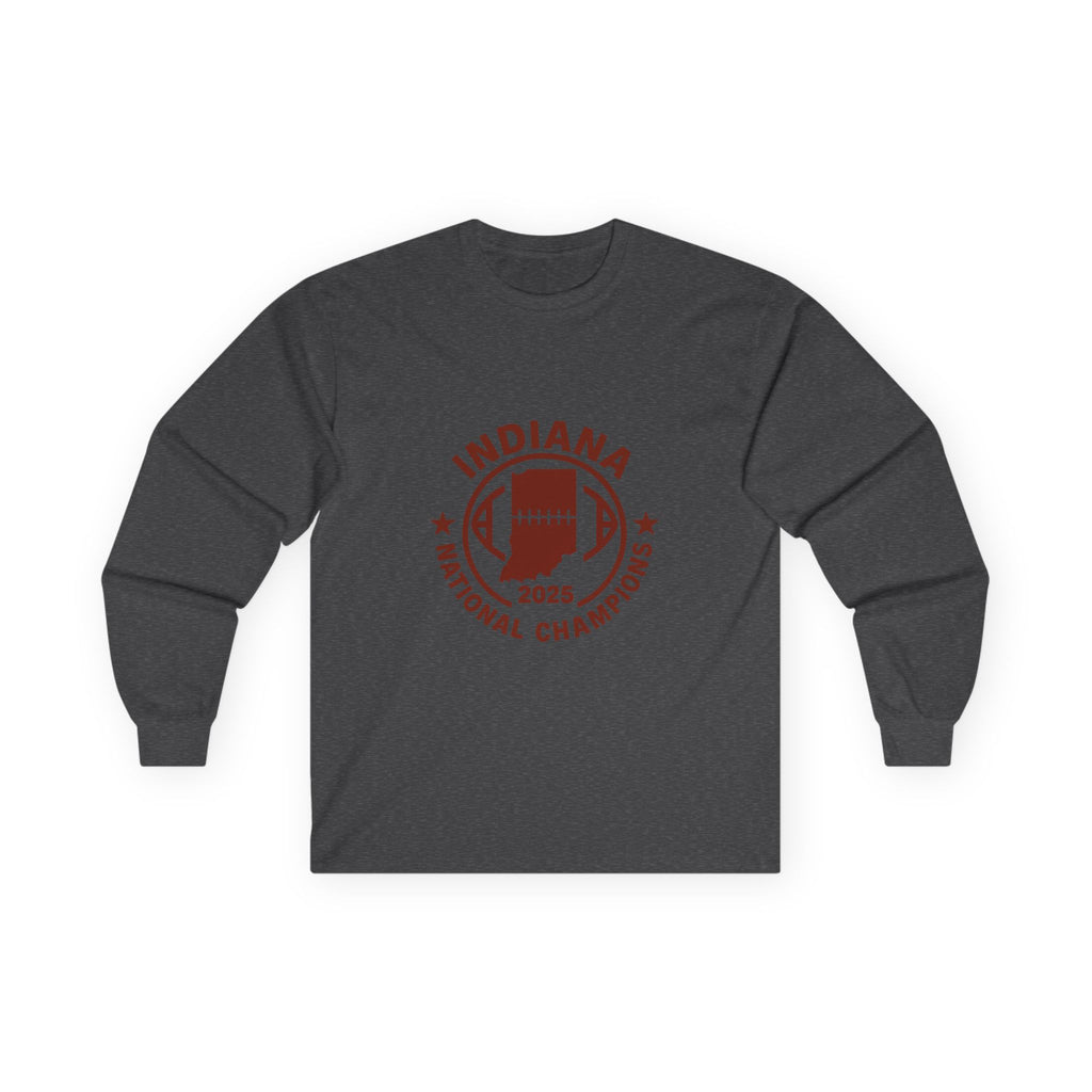 Indiana 2025 National Champions Football Long Sleeve Tee