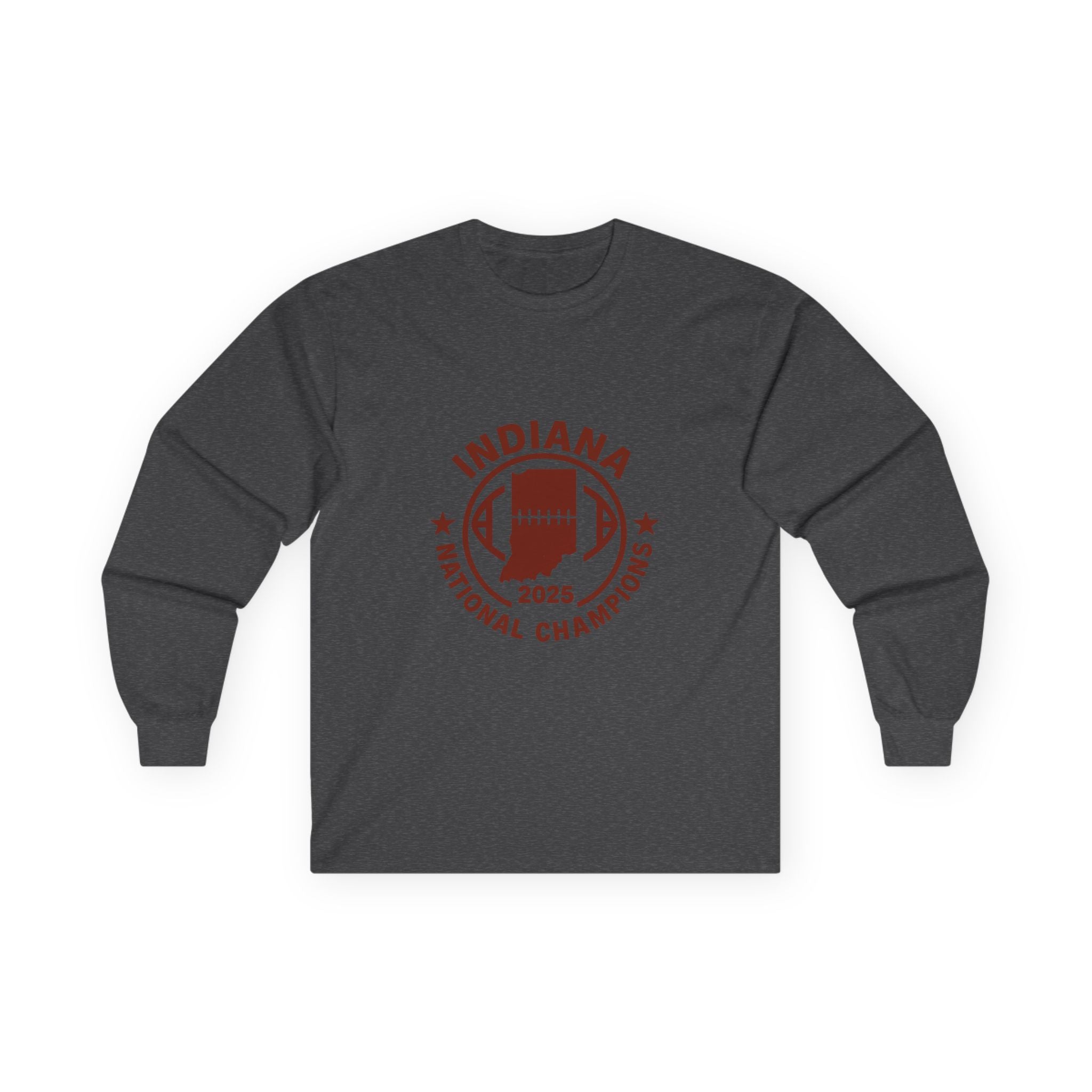 Indiana 2025 National Champions Football Long Sleeve Tee
