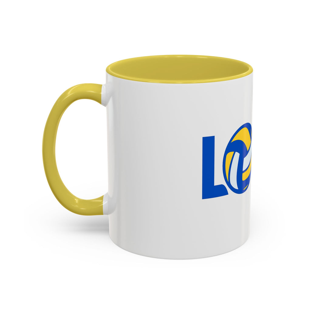 Volleyball Love Mug - 11oz & 15oz Colorful Coffee Cup